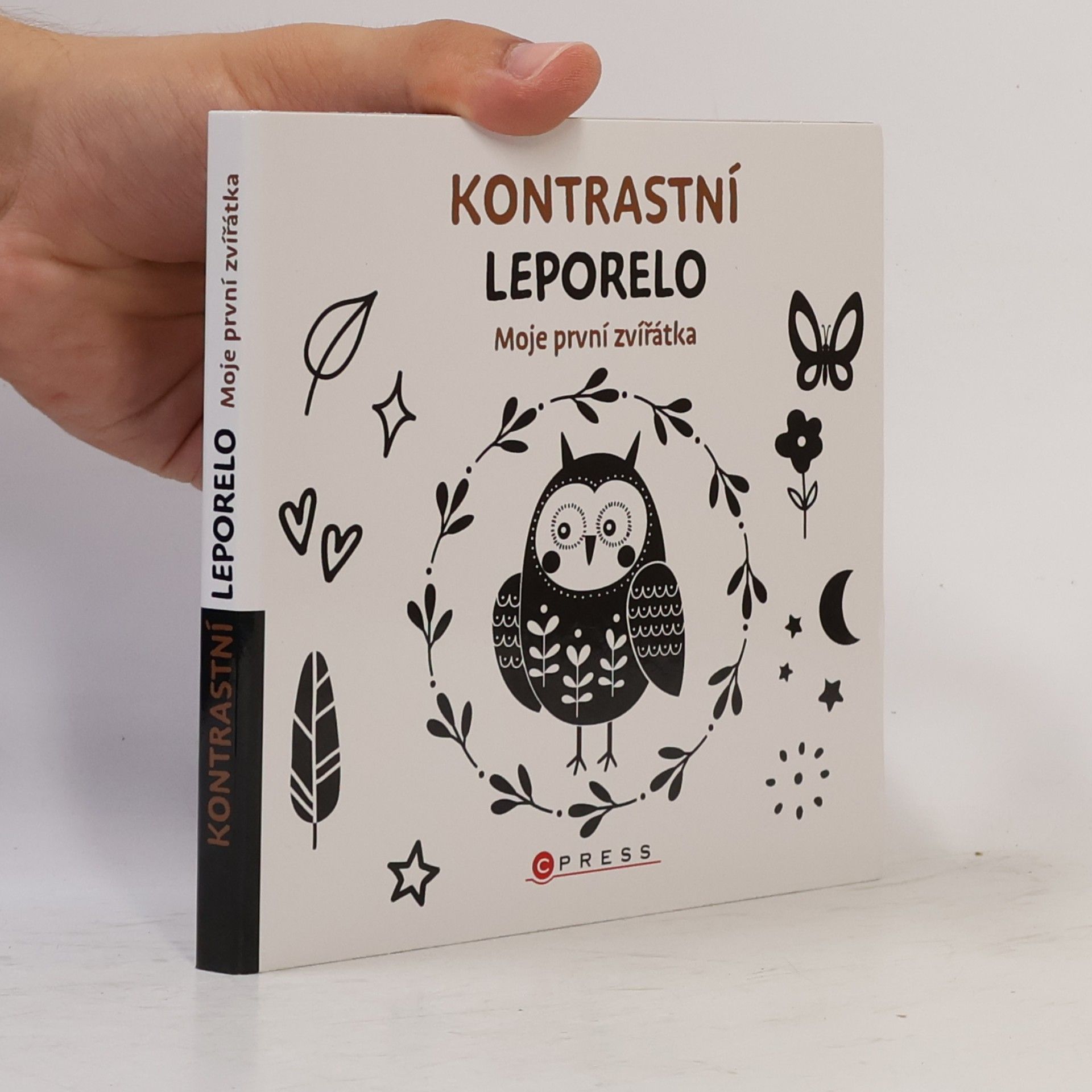 Kolektiv autorů Kontrastní leporelo: Moje první zvířátka
