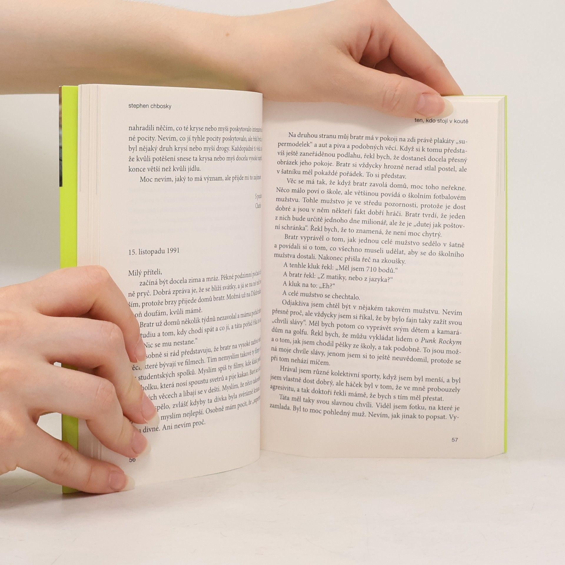 Stephen Chbosky Ten, kdo stojí v koutě