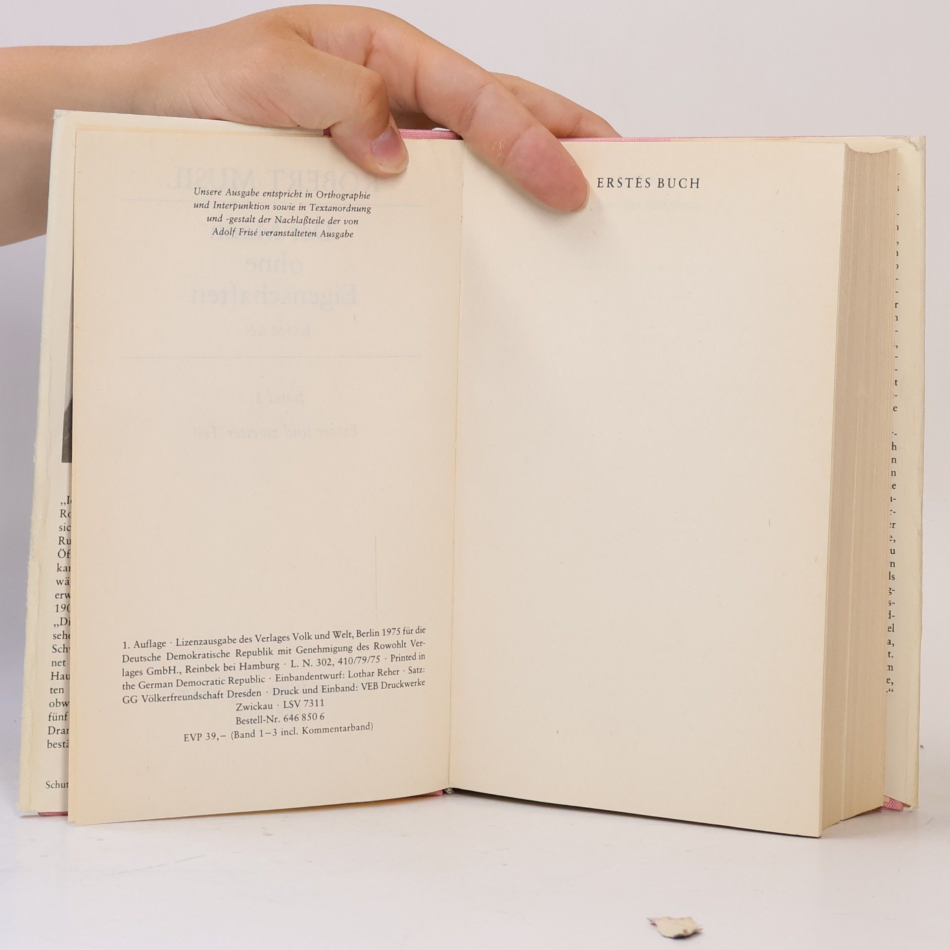 Robert Musil Der Mann ohne Eigenschaften