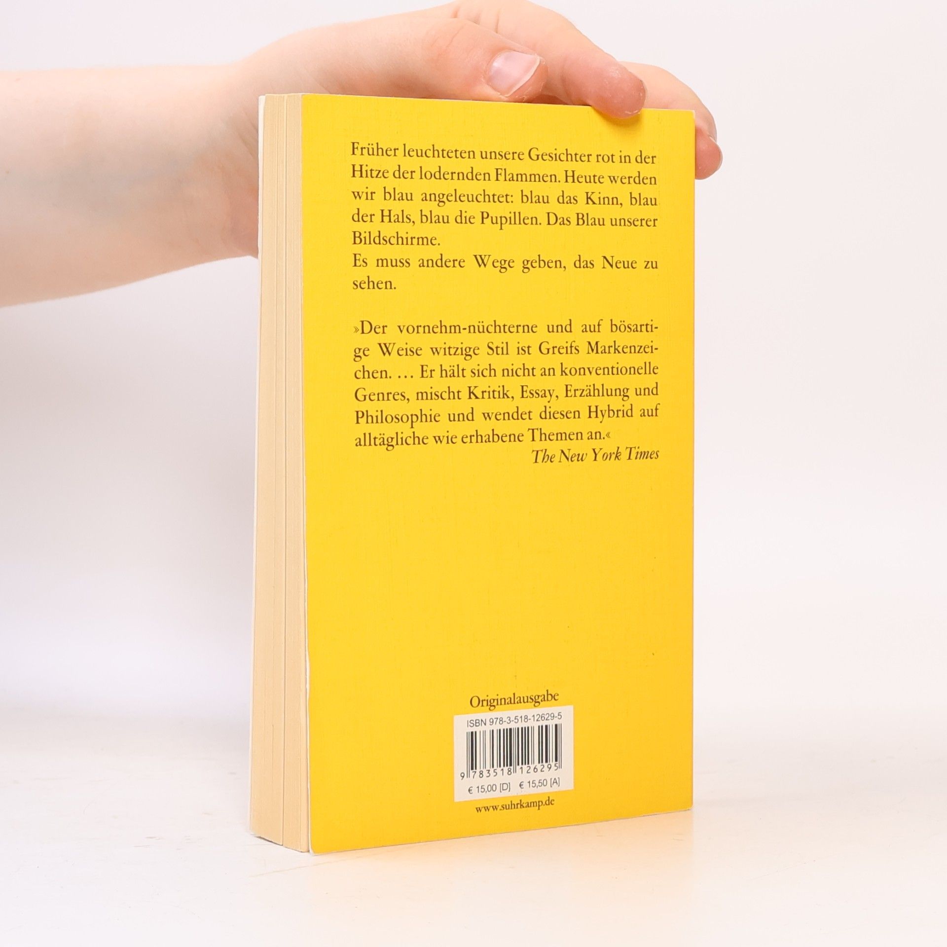 Mark Greif Bluescreen. Essays