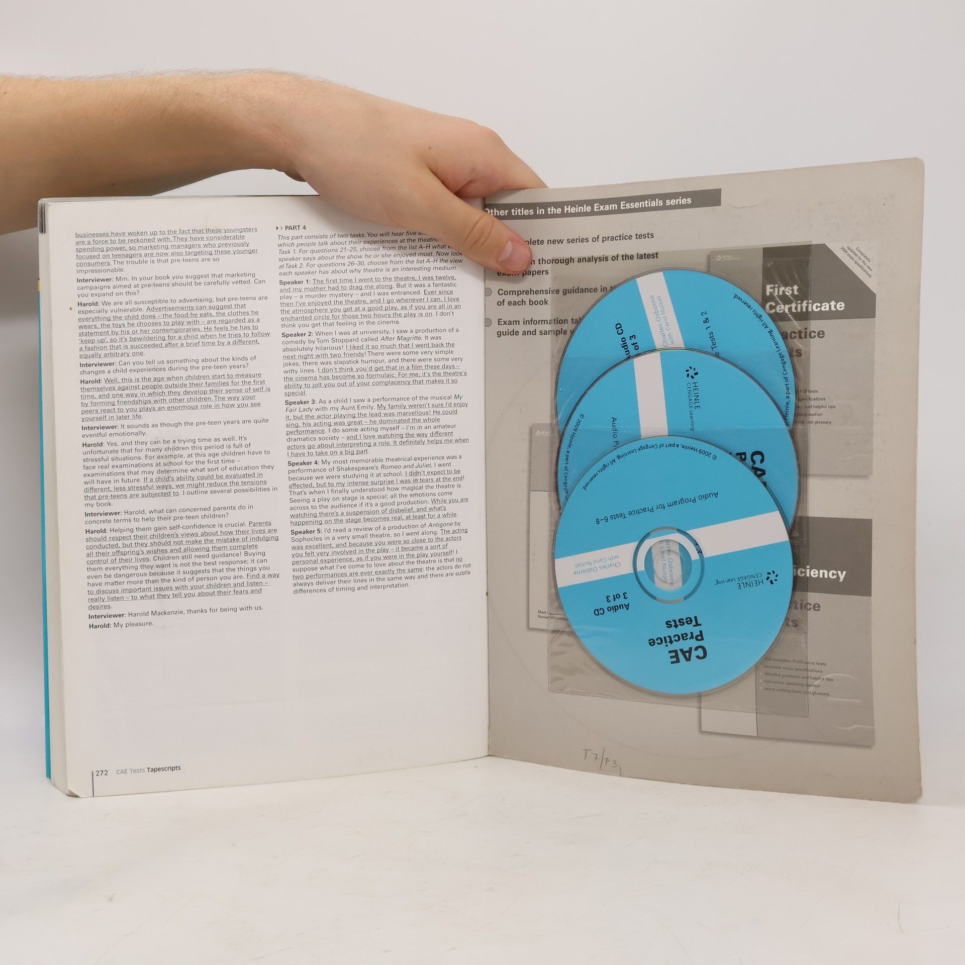 Charles Osborne CAE practice tests with key