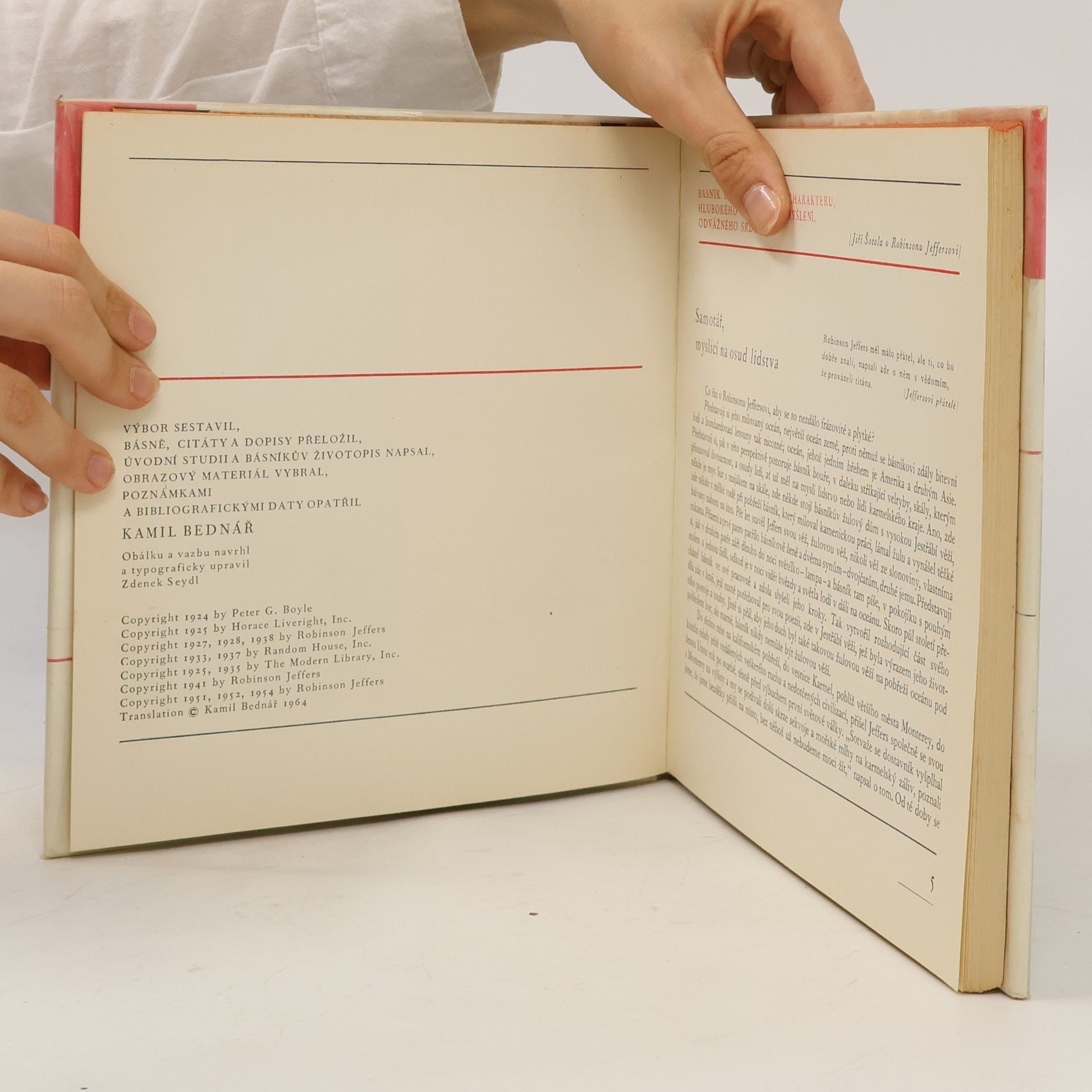 Robinson Jeffers Básně z Jestřábí věže