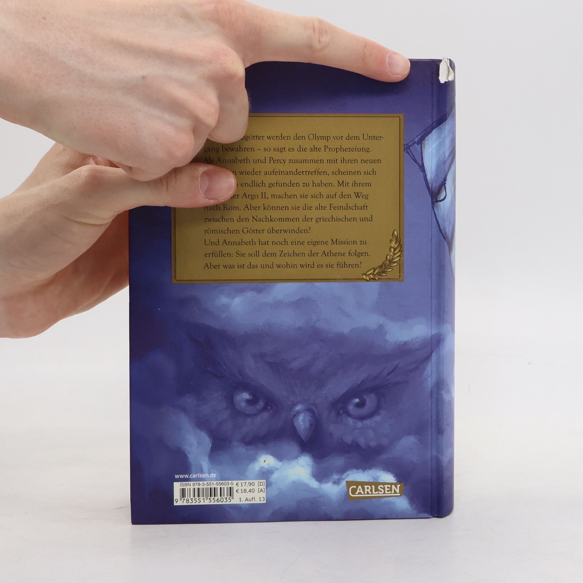 Rick Riordan Helden des Olymp 3: Das Zeichen der Athene