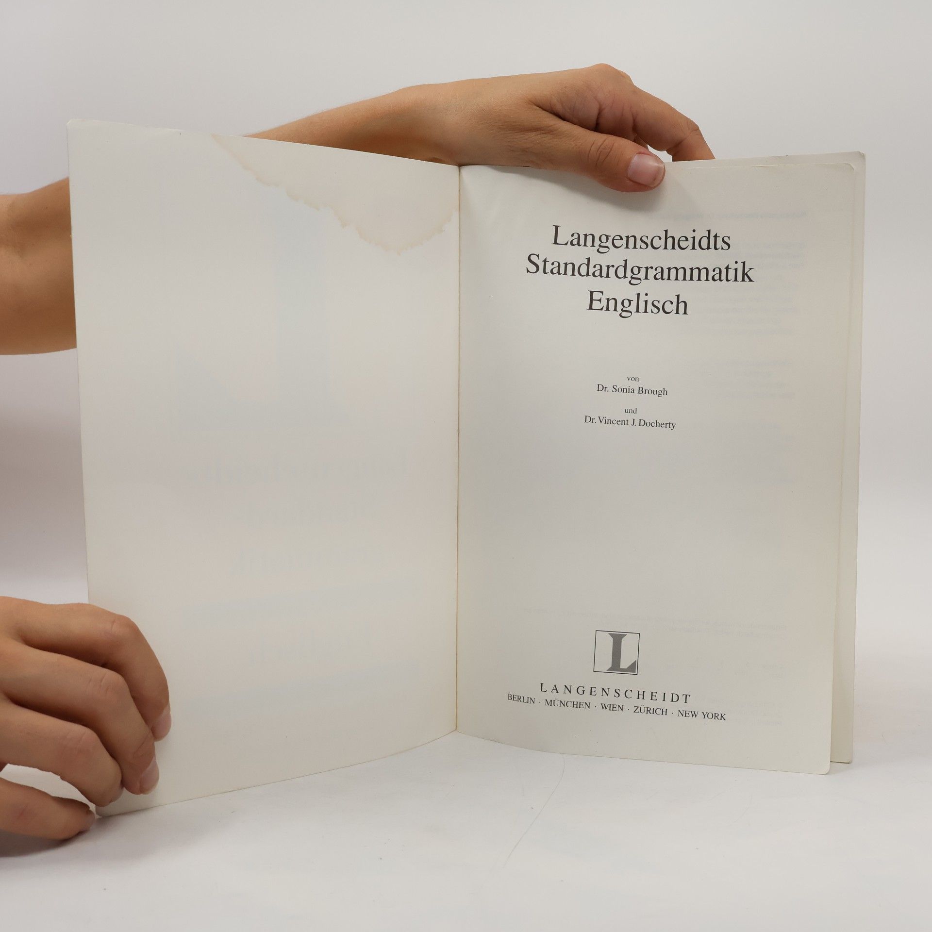 Sonia Brough Langenscheidts Standardgrammatik Englisch