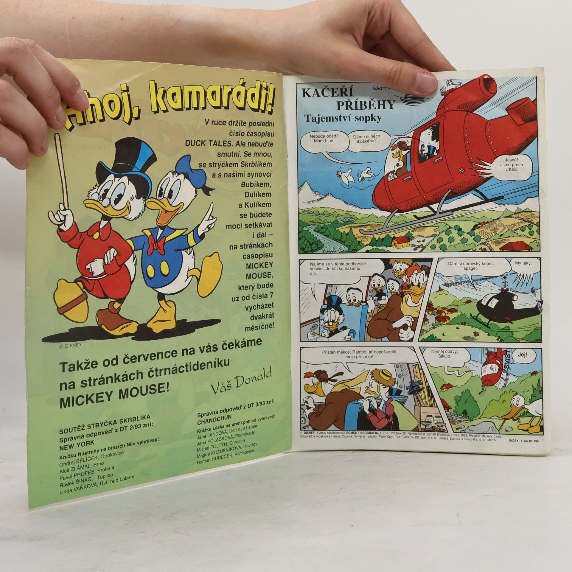 Kolektiv autorů Duck Tales 6/93. Tajemství sopky