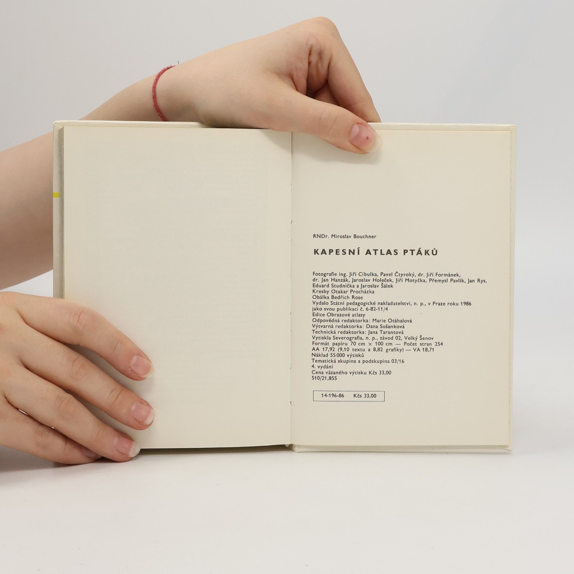 Miroslav Bouchner Kapesní atlas ptáků