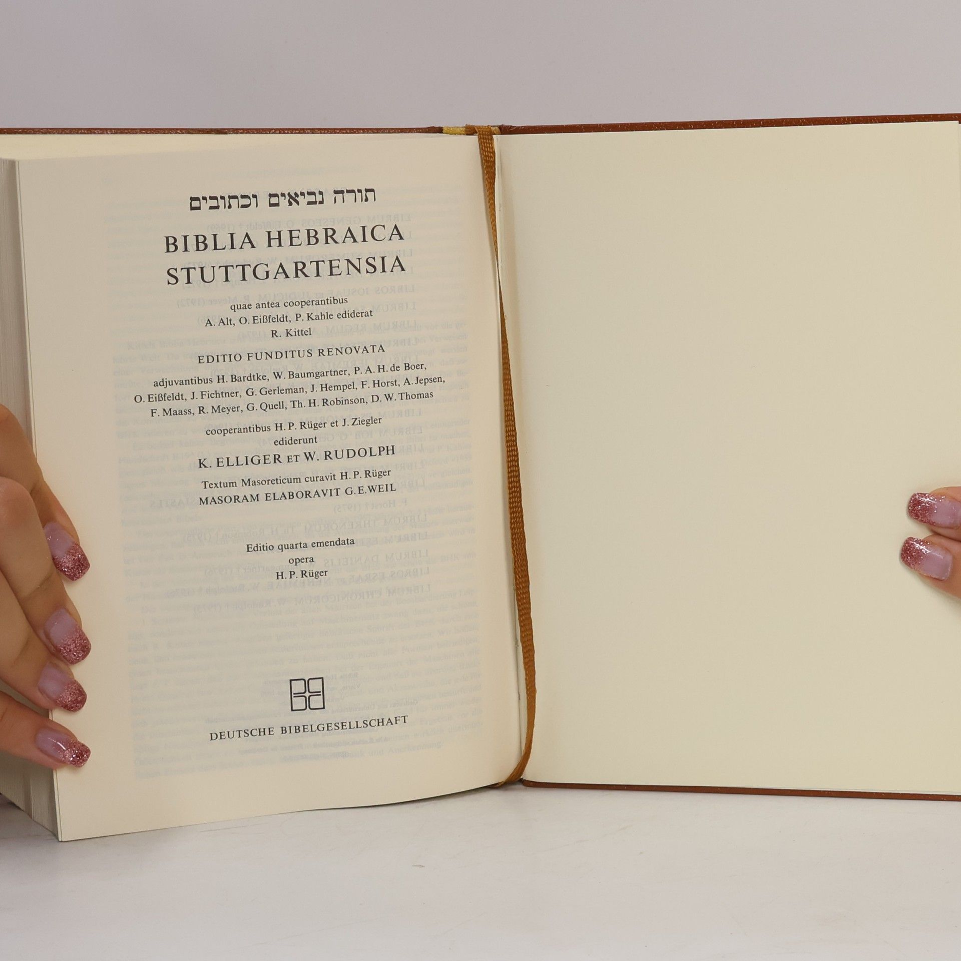 Kolektiv autorů Biblia Hebraica Stuttgartensia