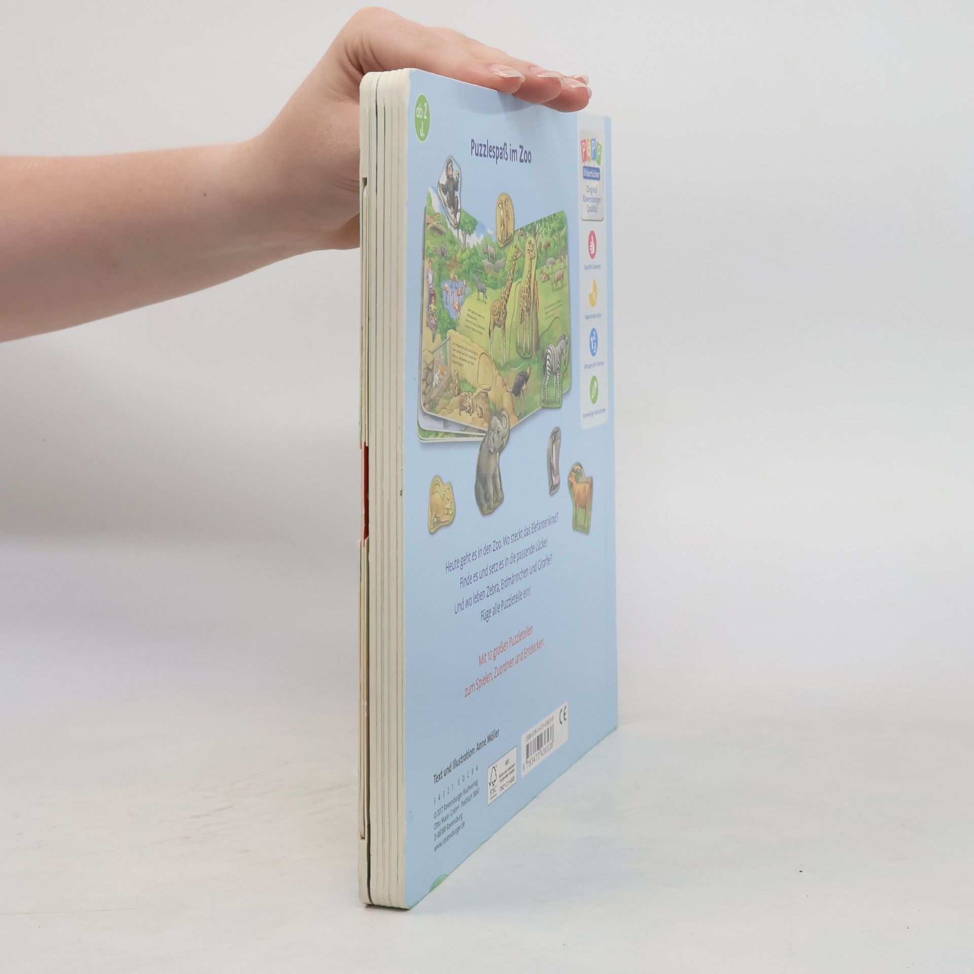 Anne Möller Mein großes Puzzle-Spielbuch Zoo