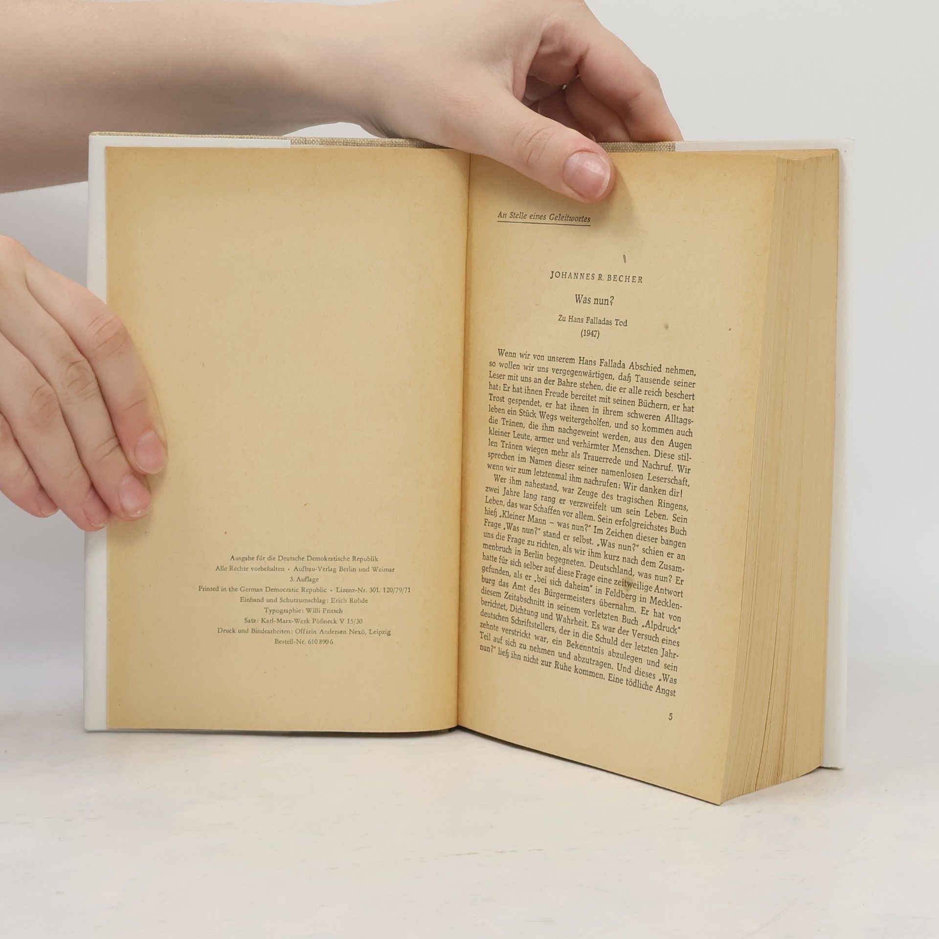 Hans Fallada Bauern, Bonzen und Bomben