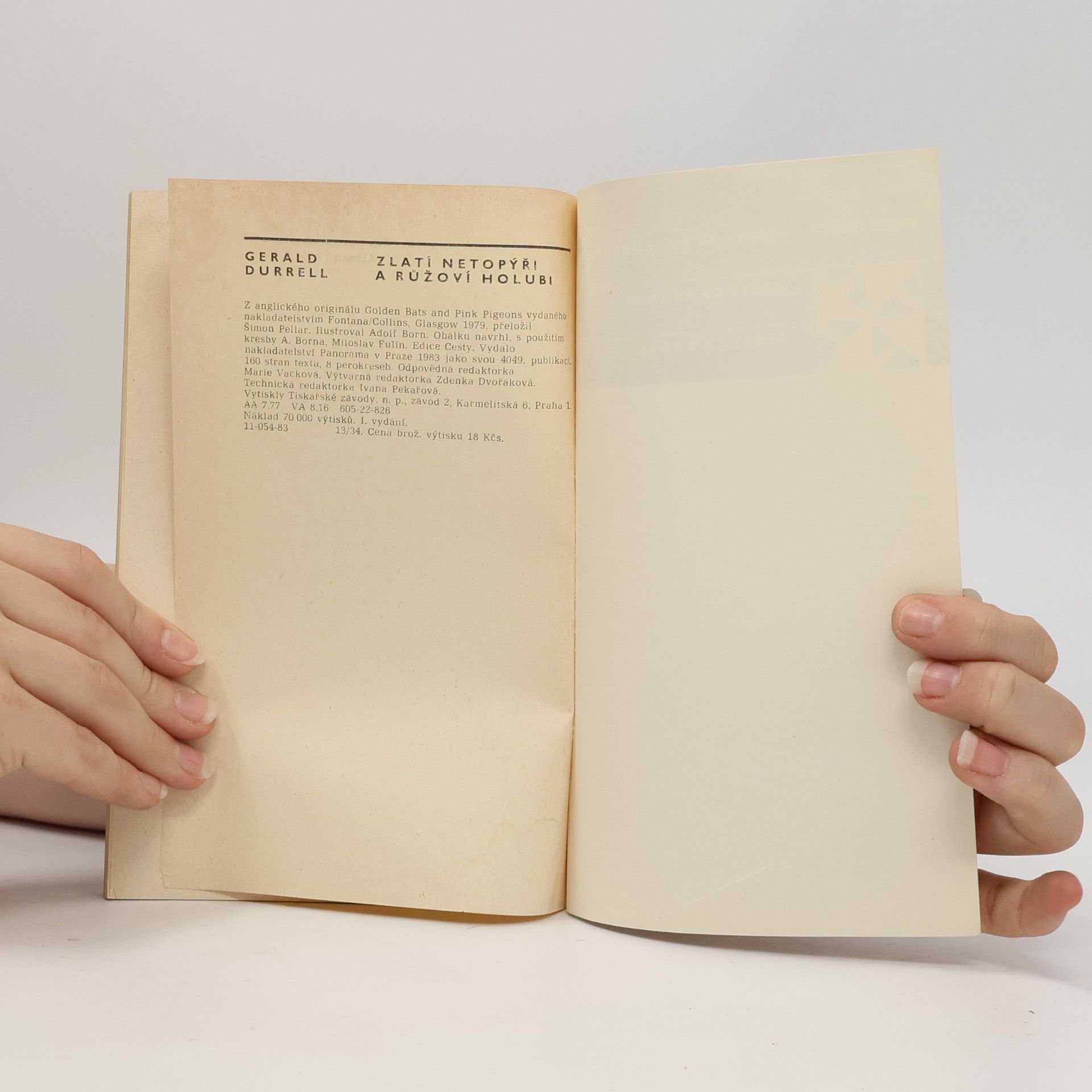 Gerald Durrell Zlatí netopýři a růžoví holubi