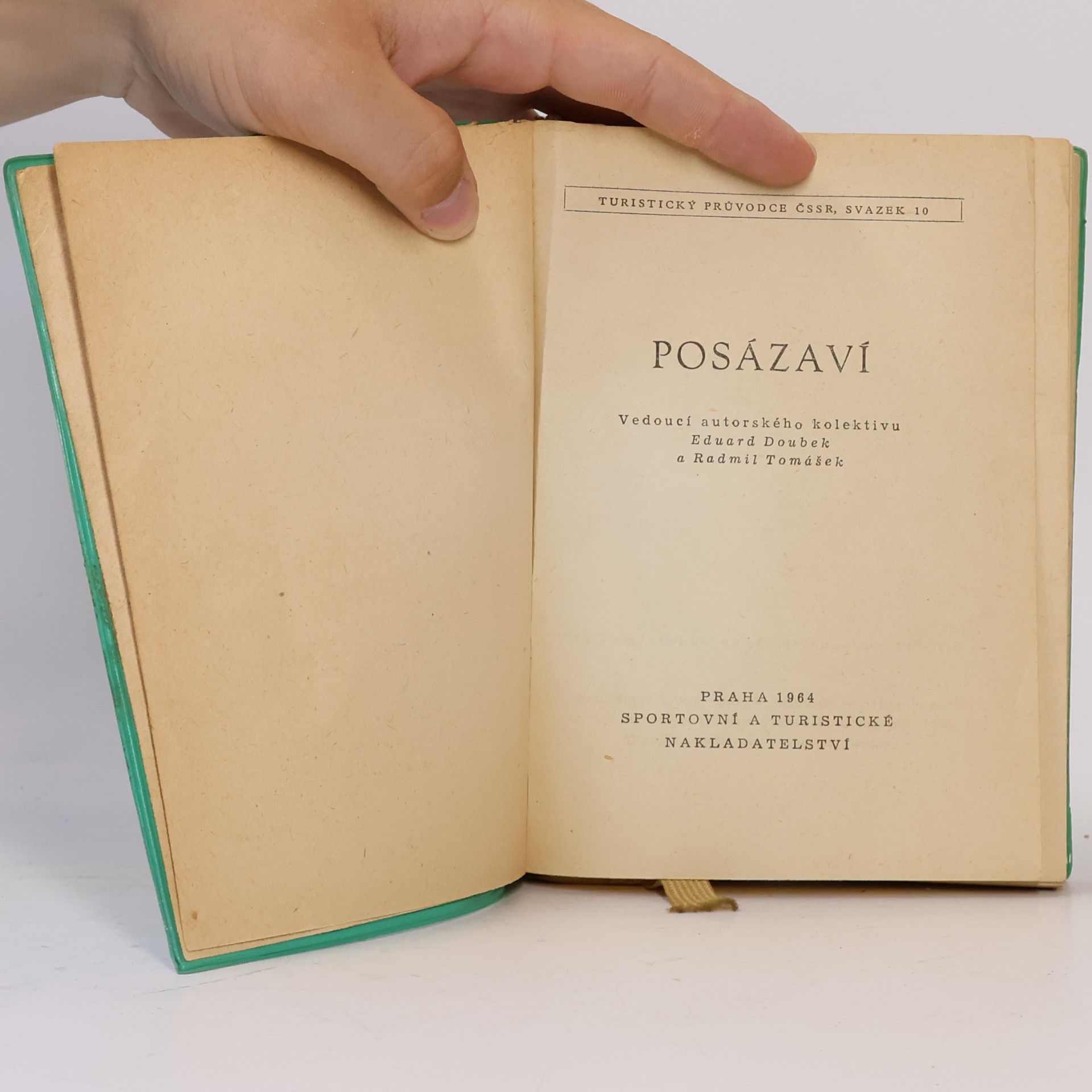 Doubek Eduard Posázaví. Turistický průvodce ČSSR 10