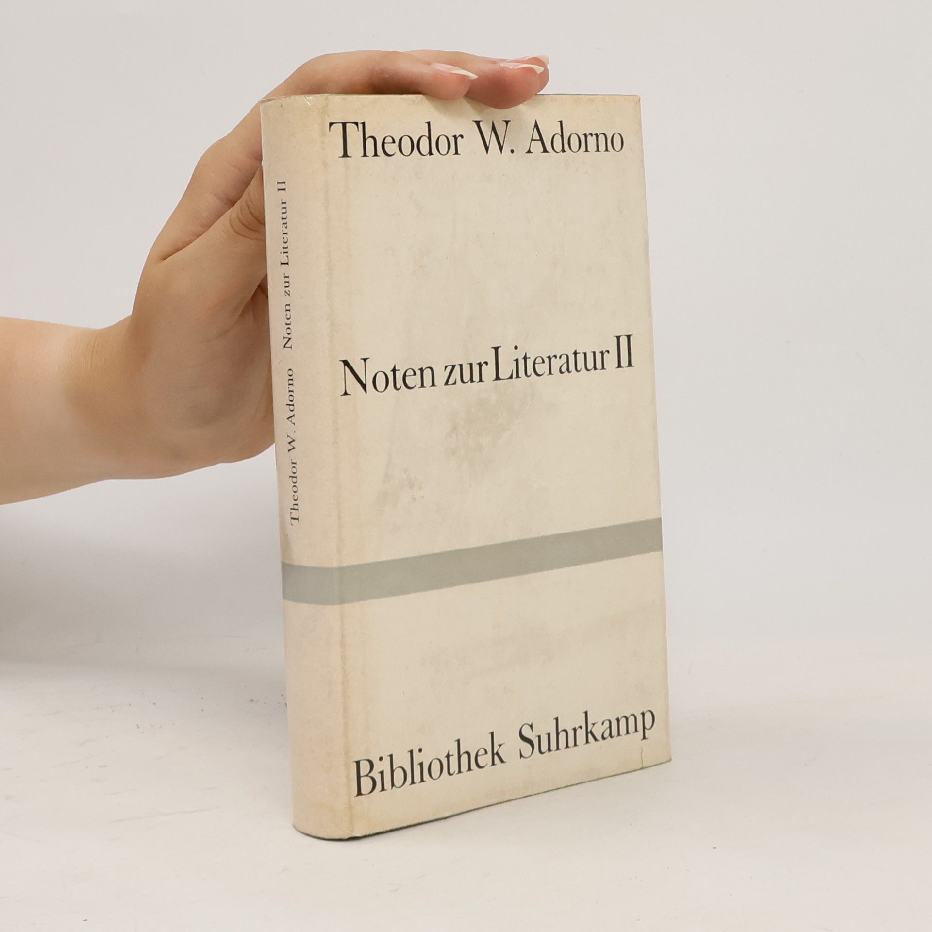 Theodor W. Adorno Noten zur Literatur II
