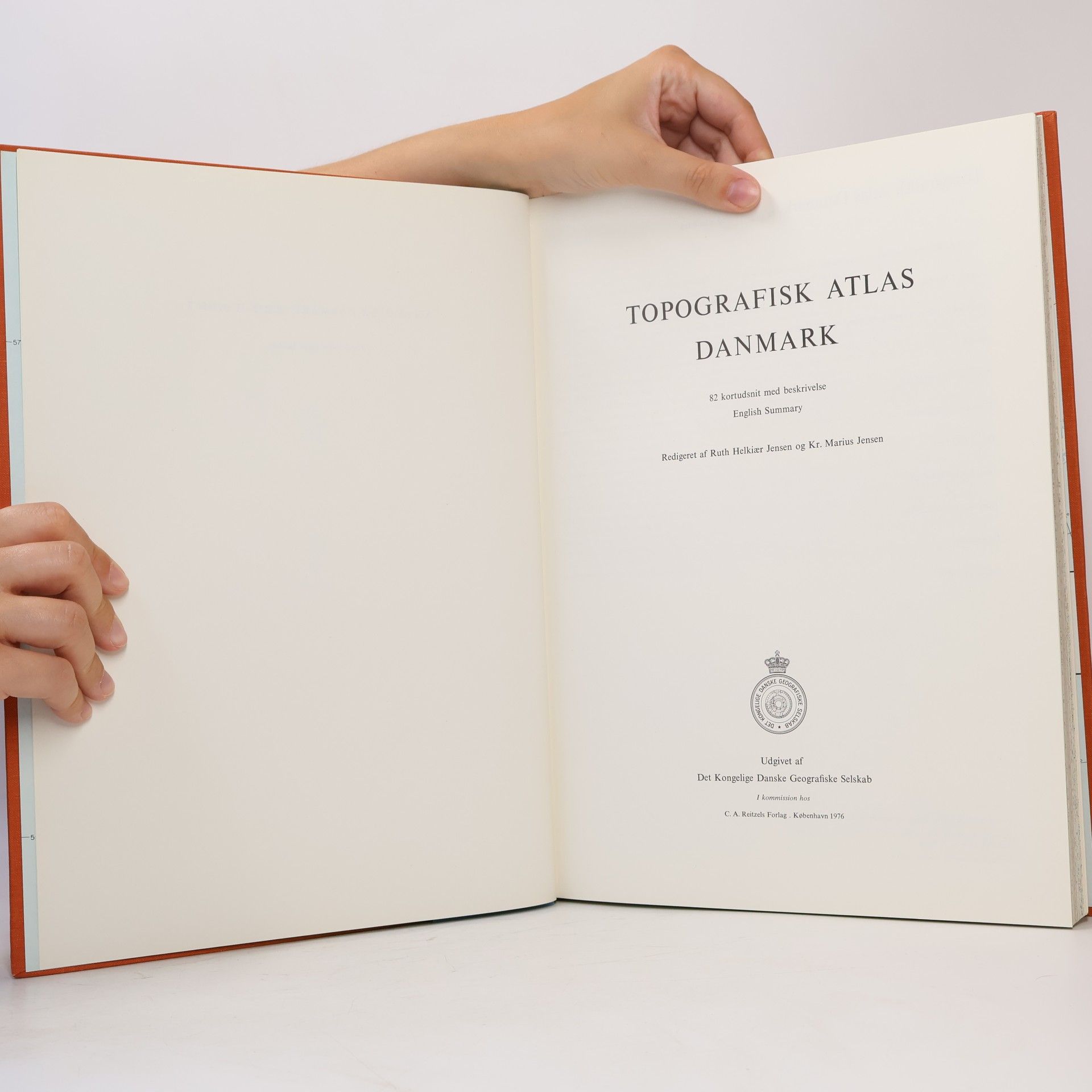 Ruth Helkiaer Topografisk Atlas Danmark