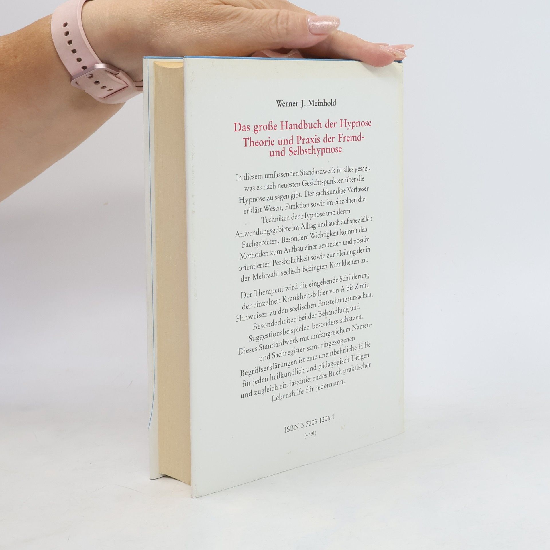 Werner J. Meinhold Das grosse Handbuch der Hypnose
