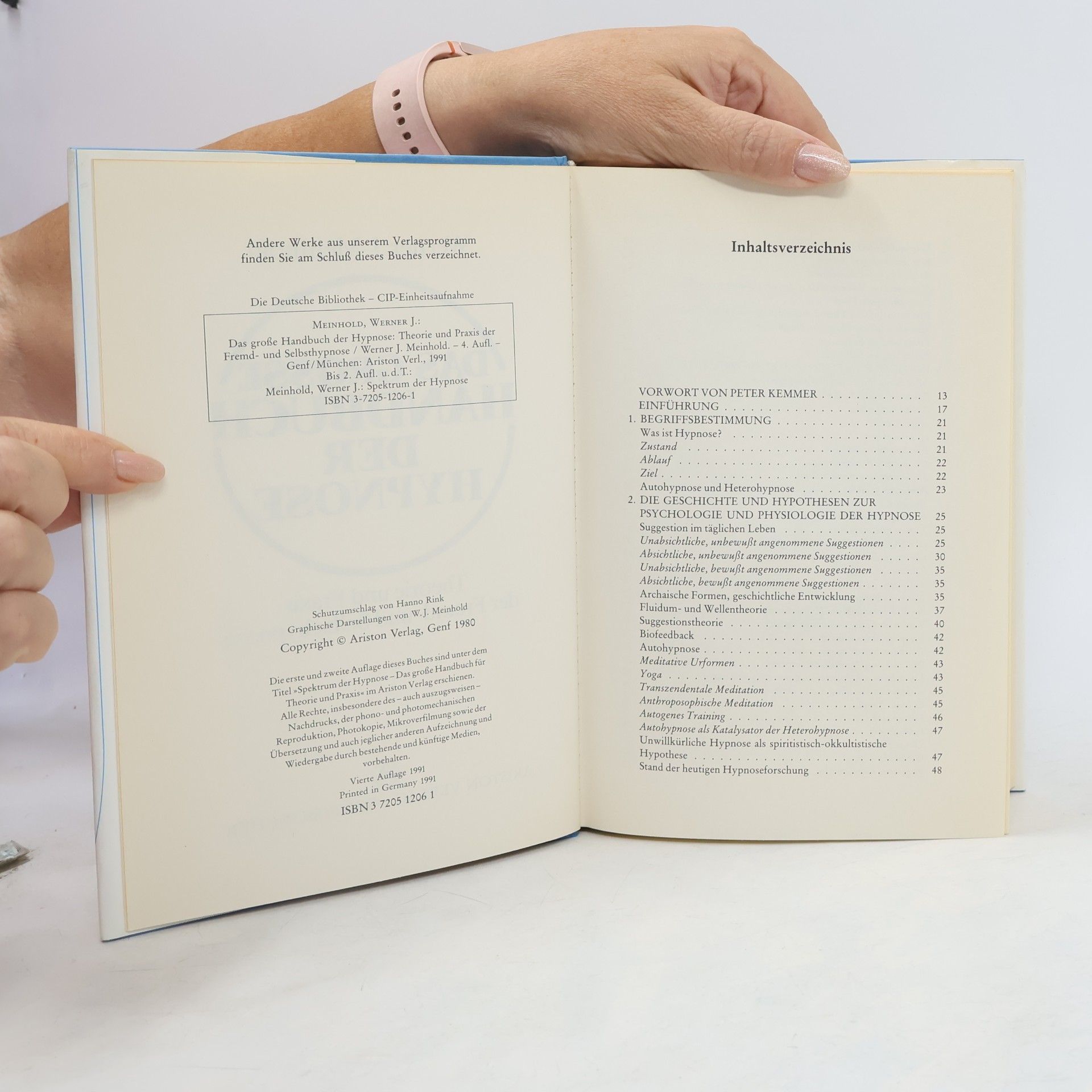 Werner J. Meinhold Das grosse Handbuch der Hypnose
