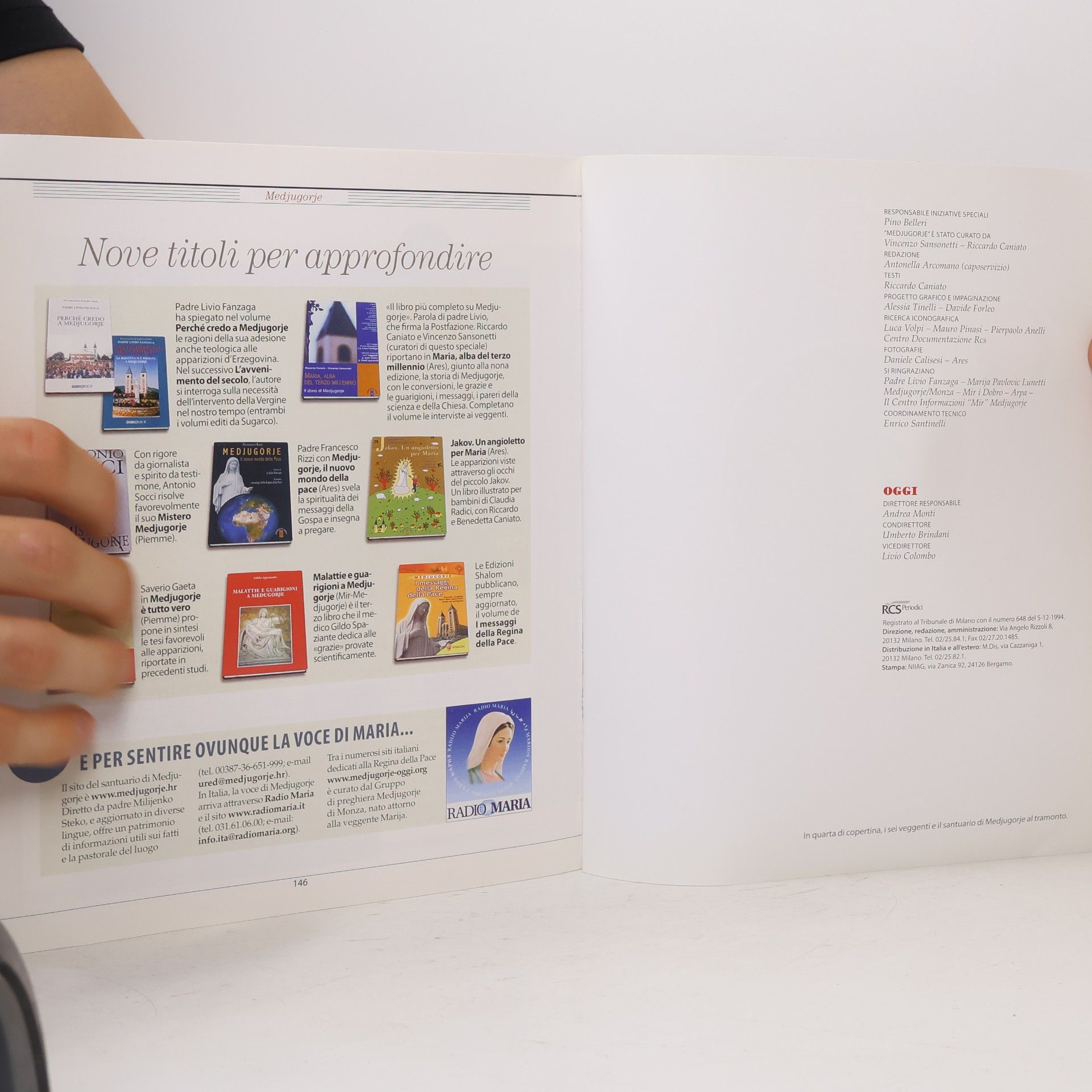 Autorenkollektiv Oggi numero da collezione. La Madonna di Medjugorje