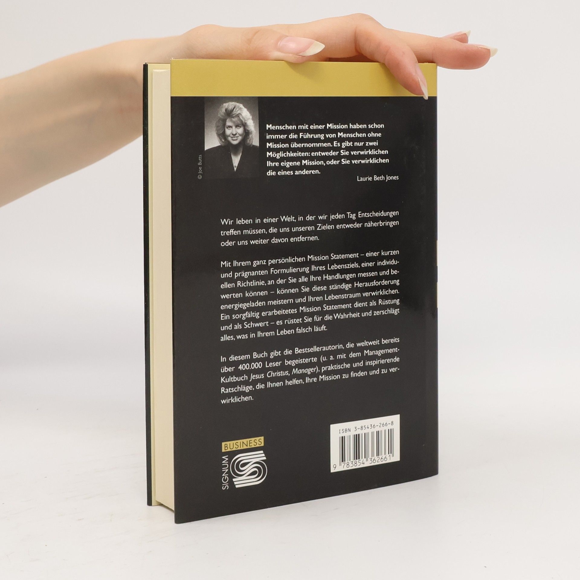 Laurie Beth Jones Mission Statement - vom Lebenstraum zum Traumleben