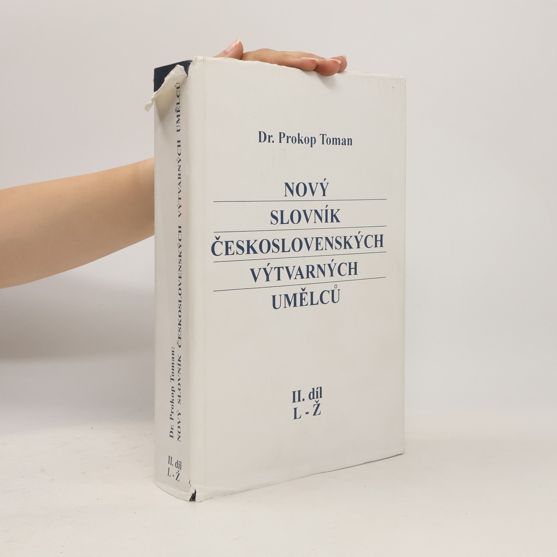 Prokop Toman Nový slovník československých výtvarných umělců II., L-Ž