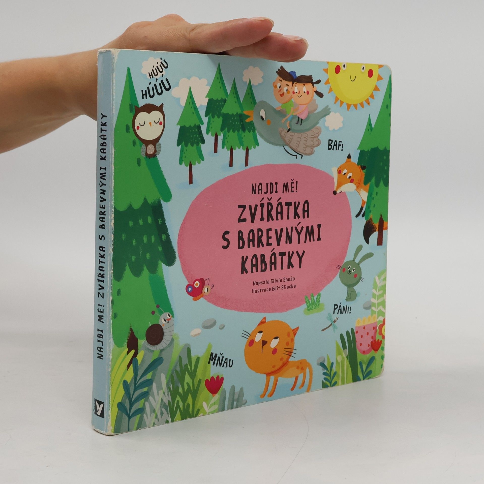Silvie Sanža Najdi mě! Zvířátka s barevnými kabátky