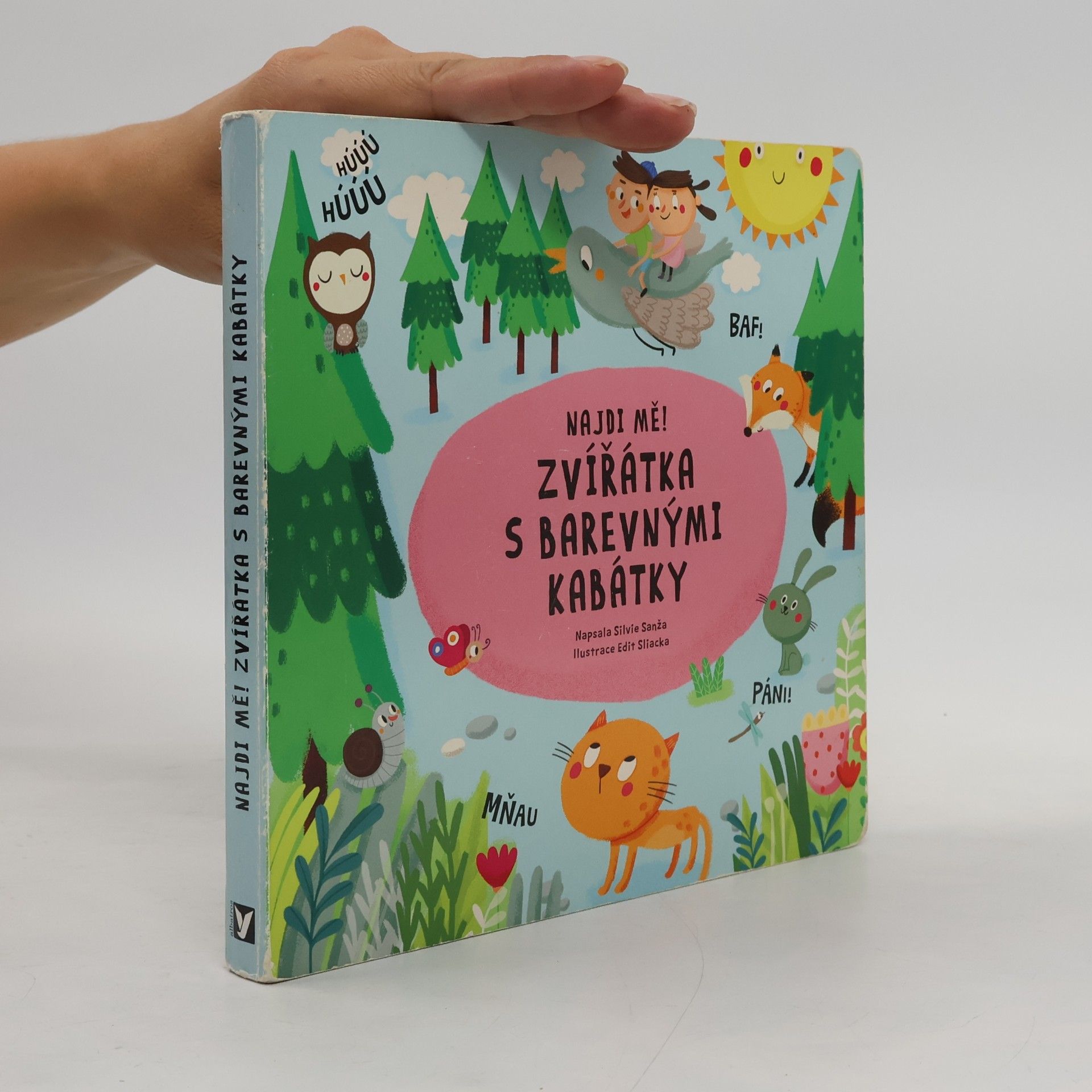 Silvie Sanža Najdi mě! Zvířátka s barevnými kabátky