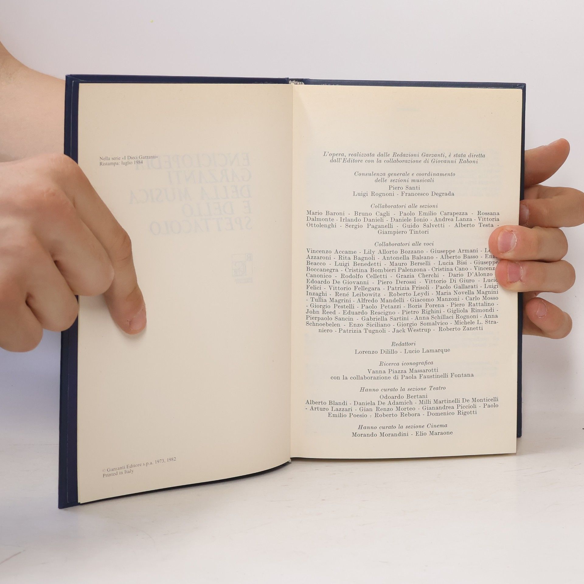 Autorenkollektiv Enciclopedia garzanzi della musica e dello spettacolo