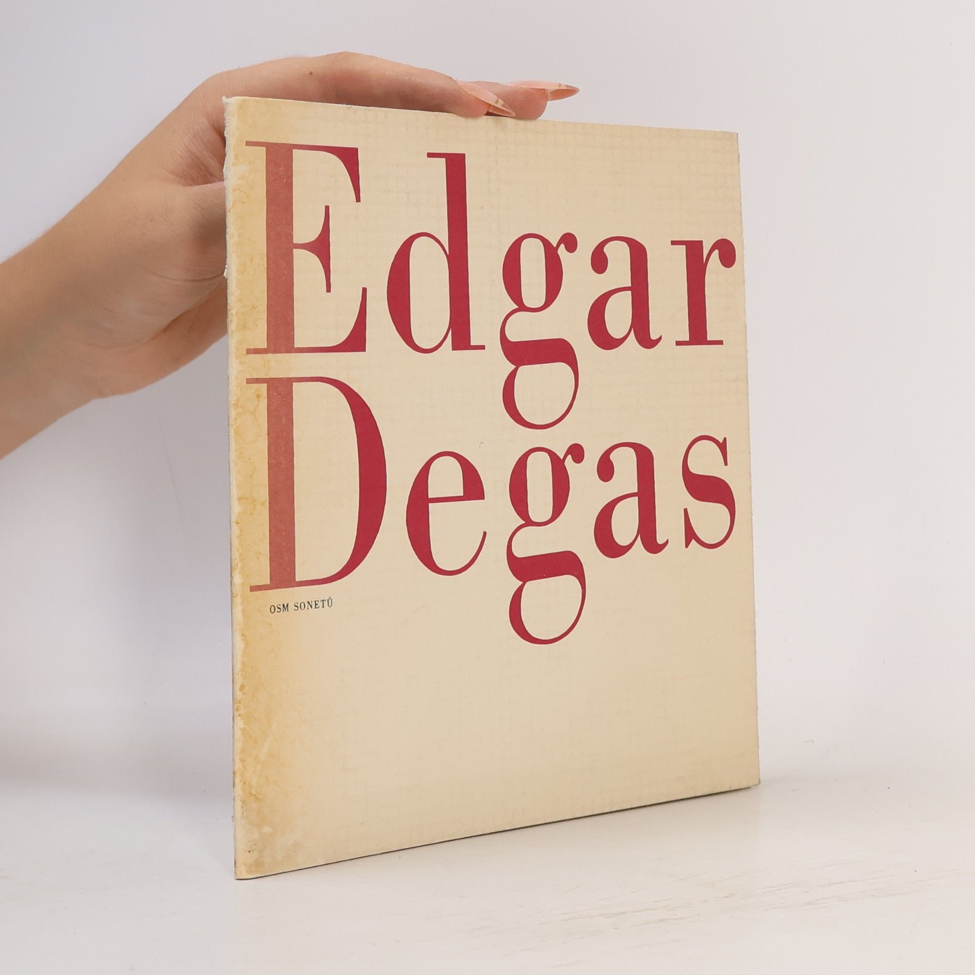 Edgar Degas Osm sonetů