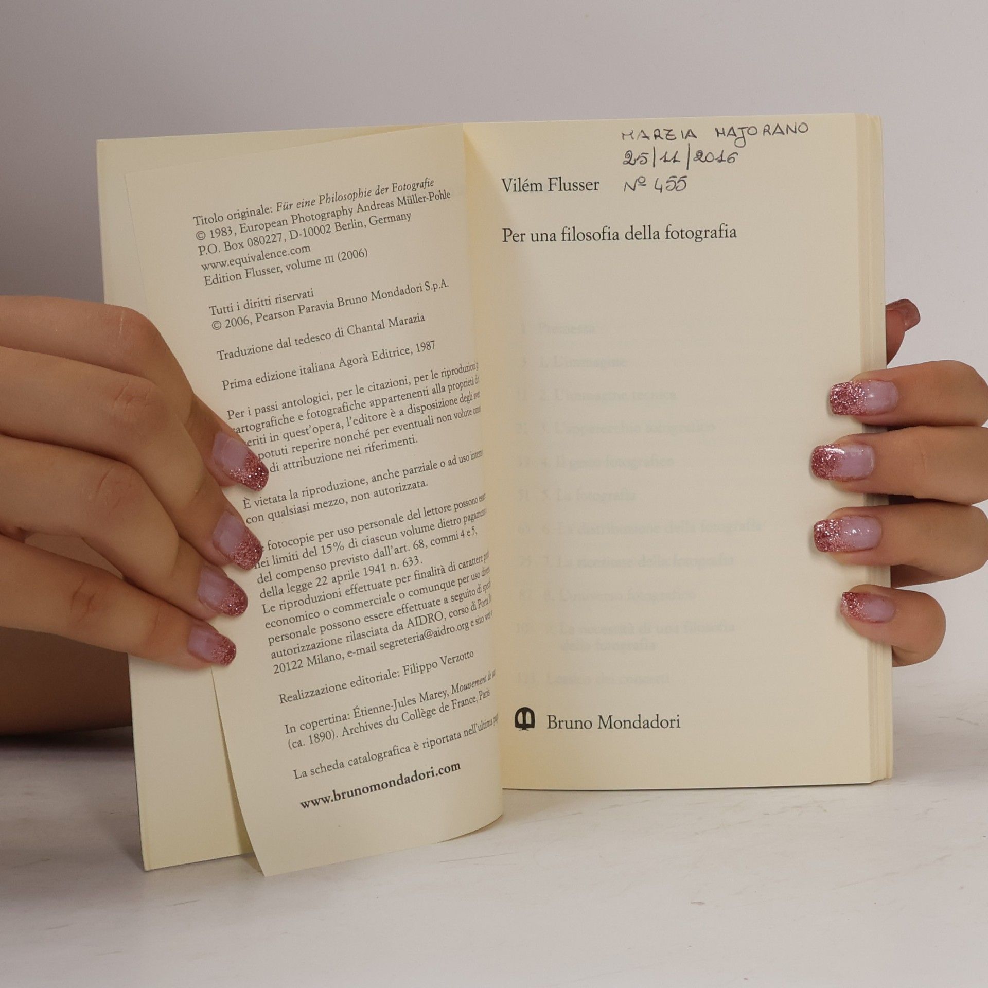 Vilém Flusser Per una filosofia della fotografia