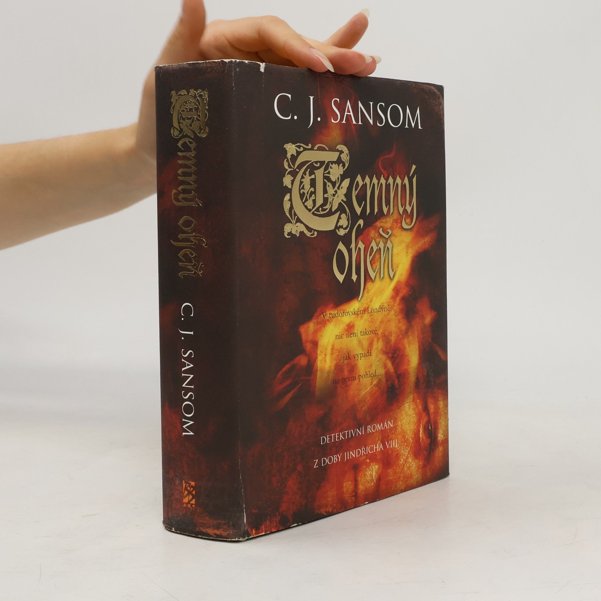 Christopher John Sansom Temný oheň : detektivní román z doby Jindřicha VIII.