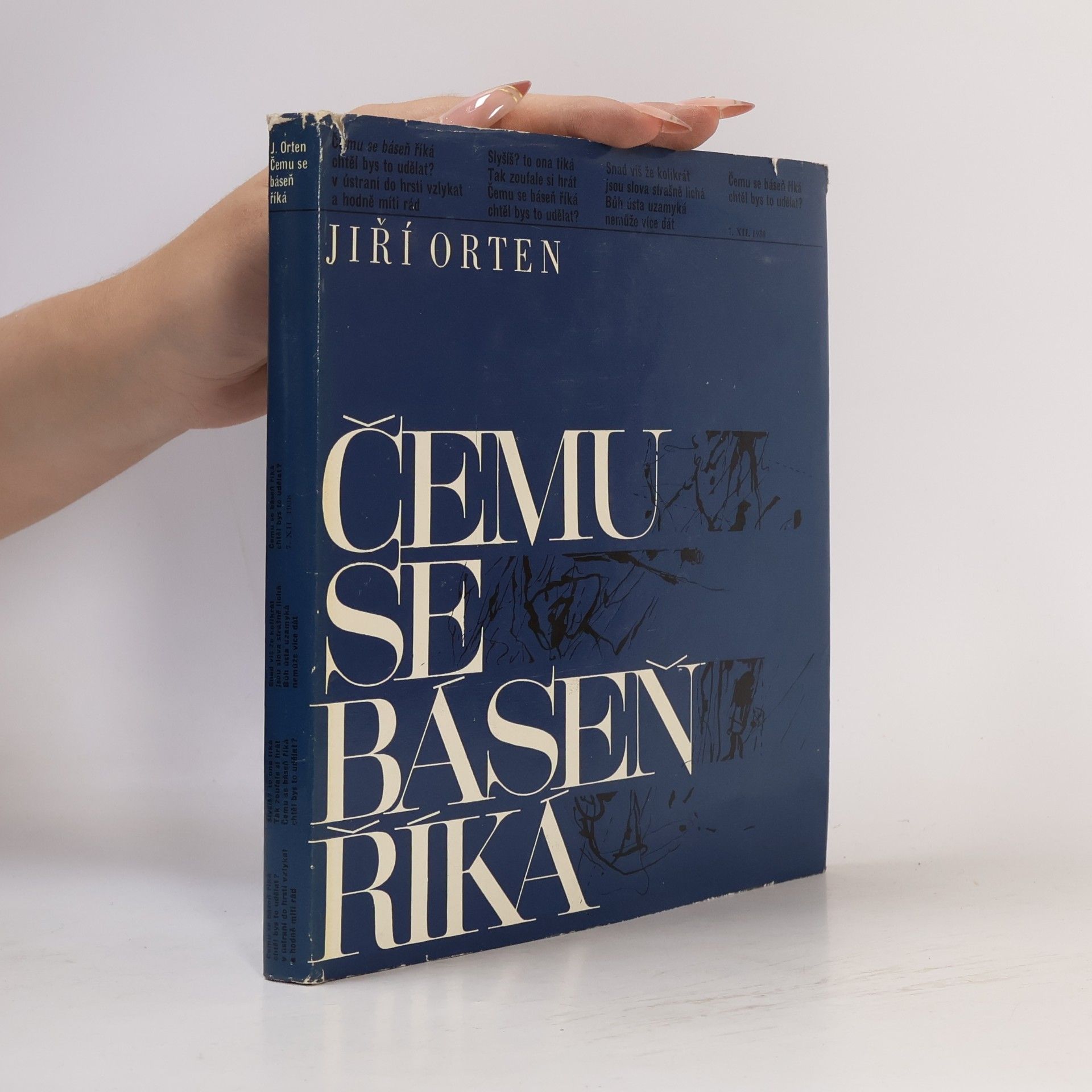 Jiří Orten Čemu se báseň říká