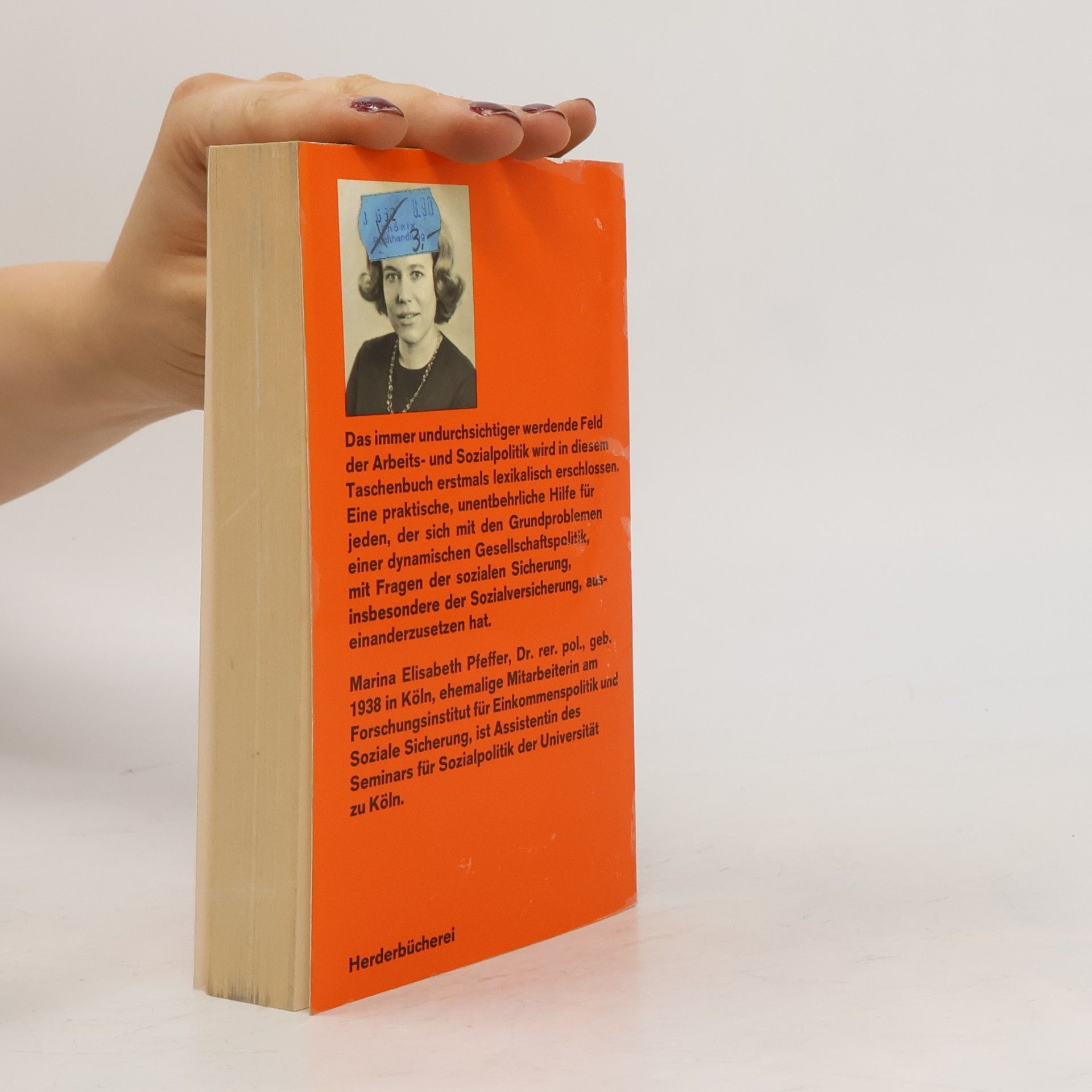 Marina Elisabeth Pfeffer-Küppers Kleines Wörterbuch zur Arbeits- und Sozialpolitik