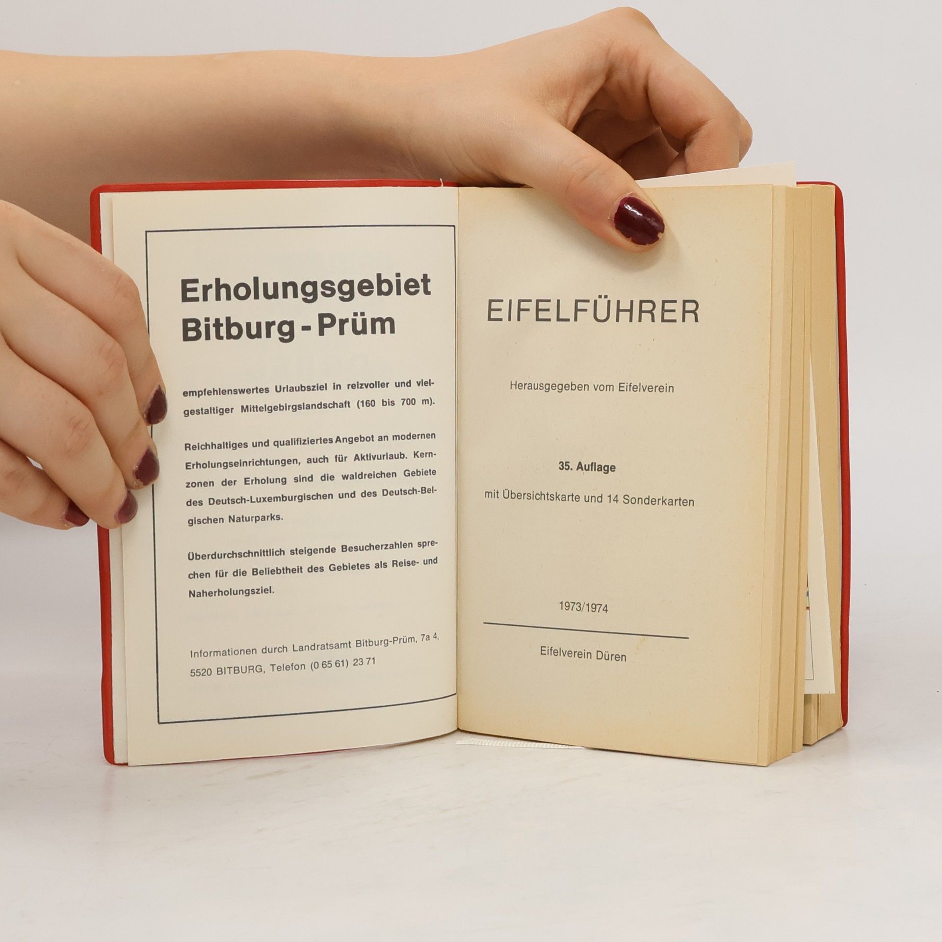 Autorenkollektiv Eifelführer 1973/74