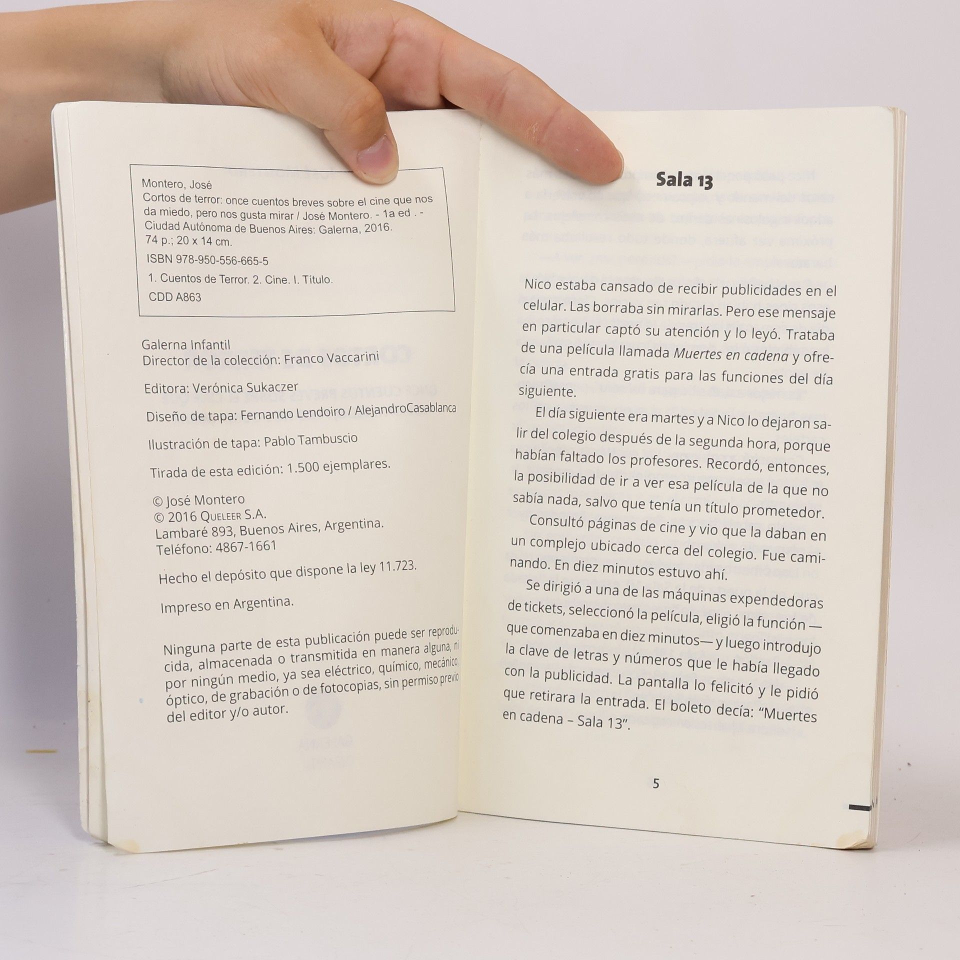 José Montero Cortos de terror