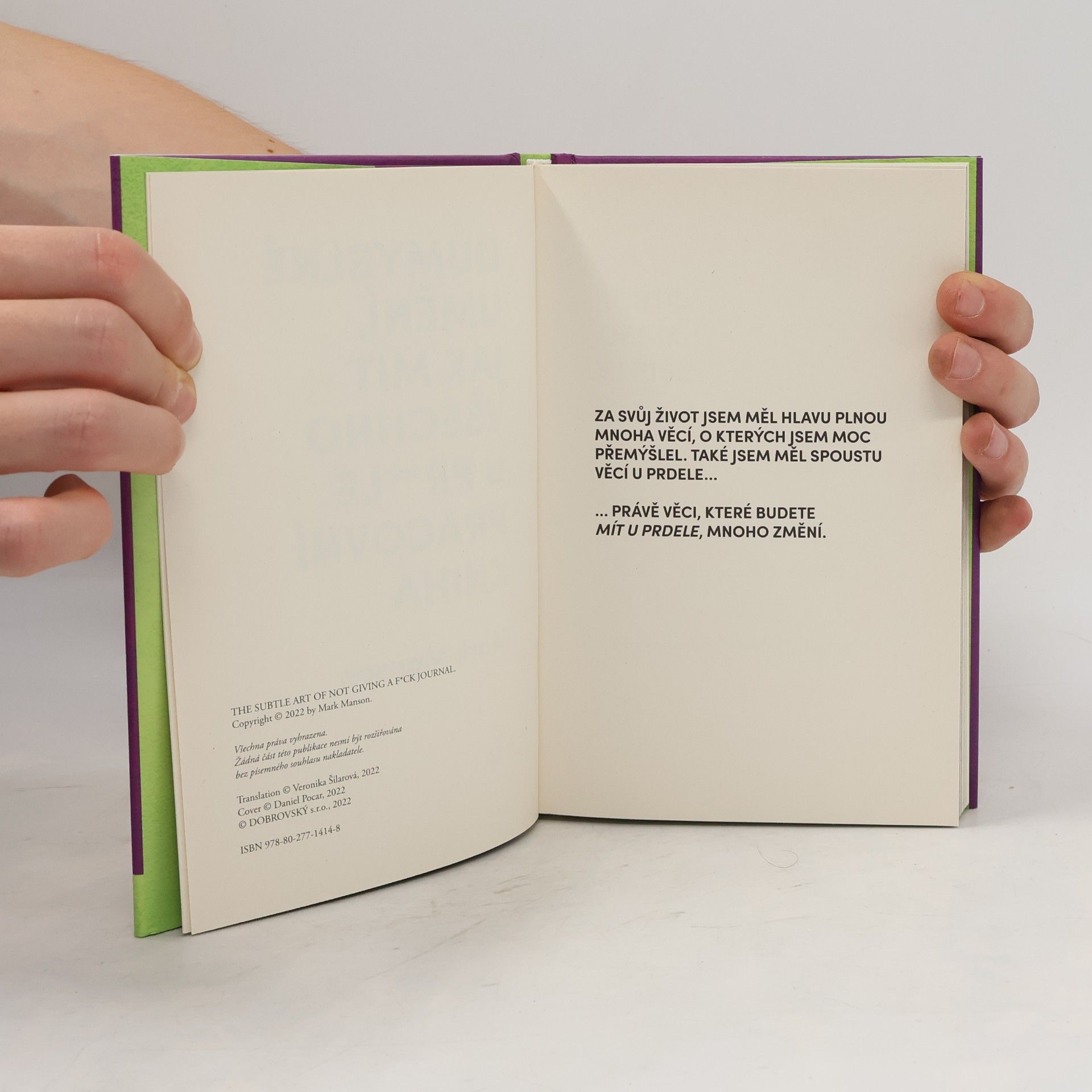 Mark Manson Důmyslné umění, jak mít všechno u prdele