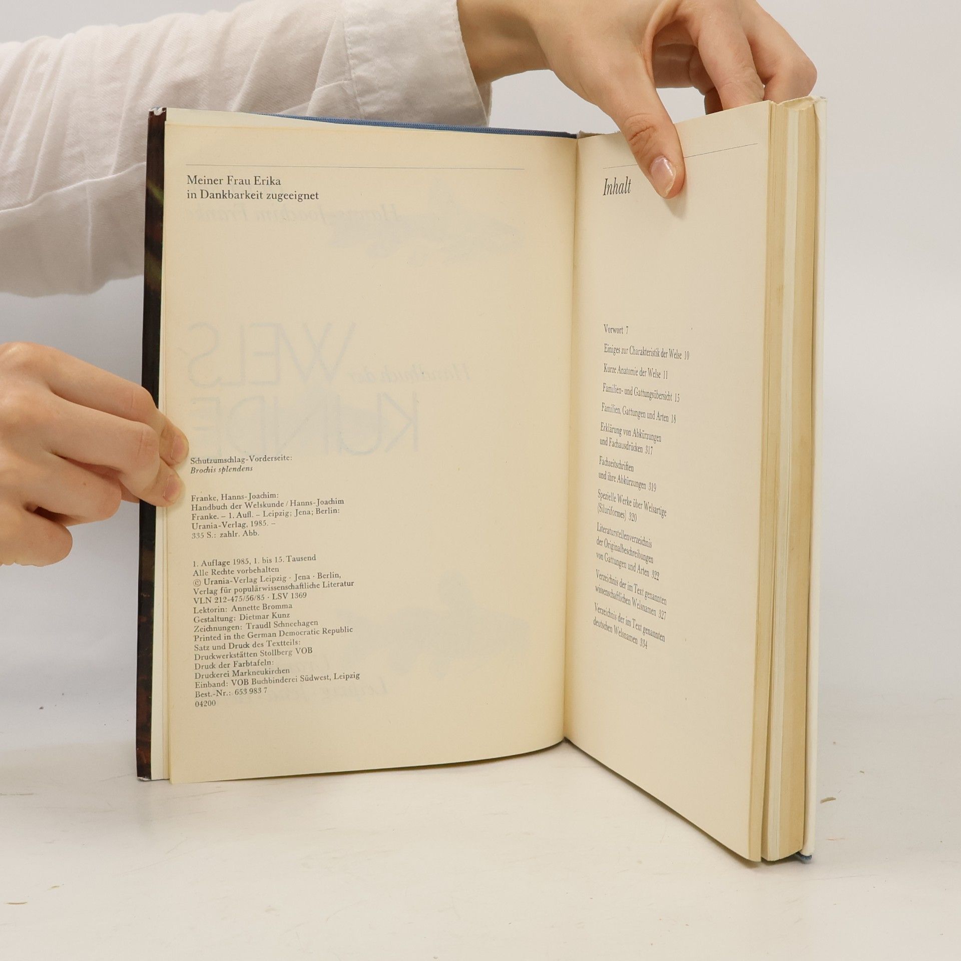 Hanns-Joachim Franke Handbuch der Welskunde