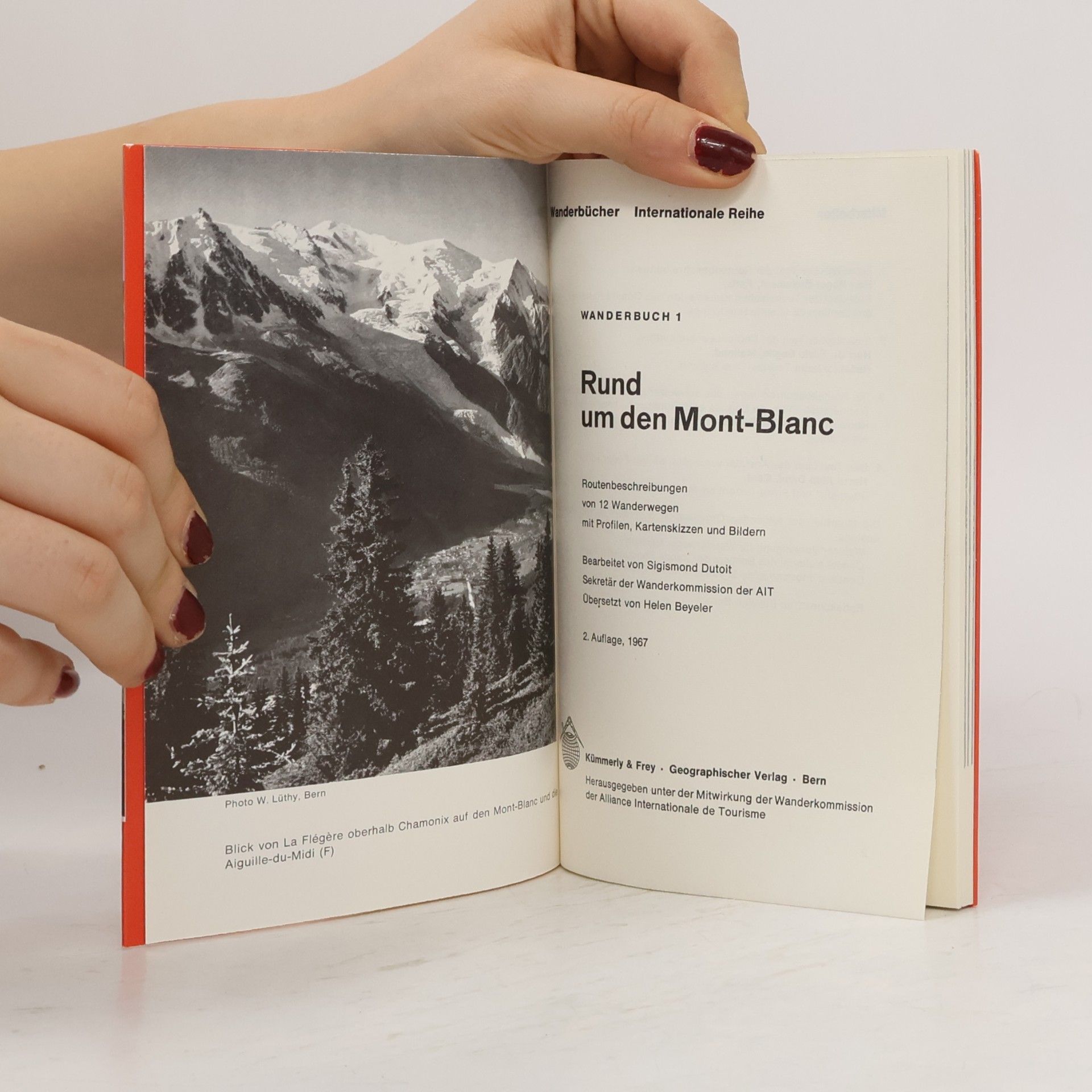 Autorenkollektiv Wanderbuch / Rund um den Mont Blanc 1