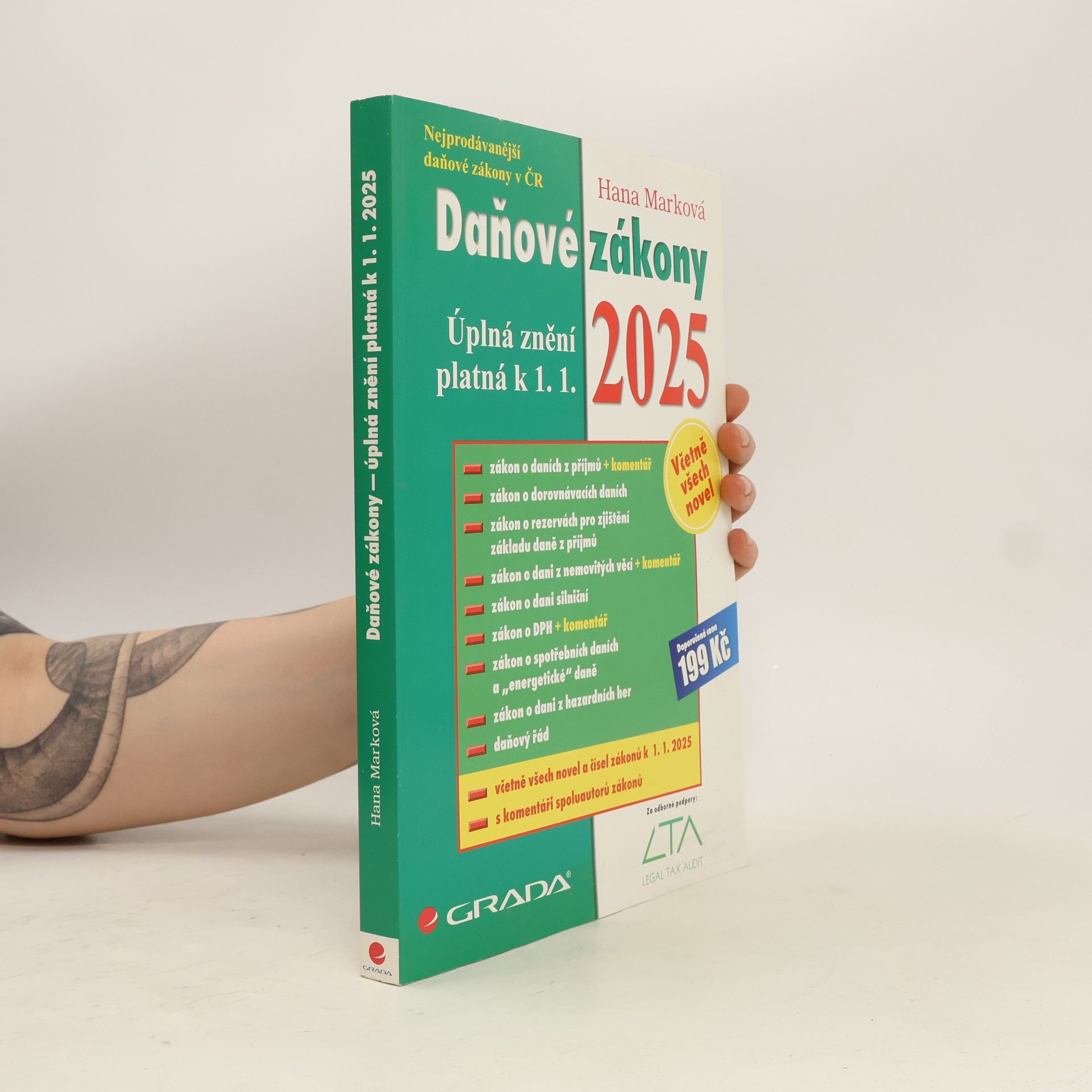 Marková Hana Daňové zákony. Úplná znění platná k 1. 1. 2025