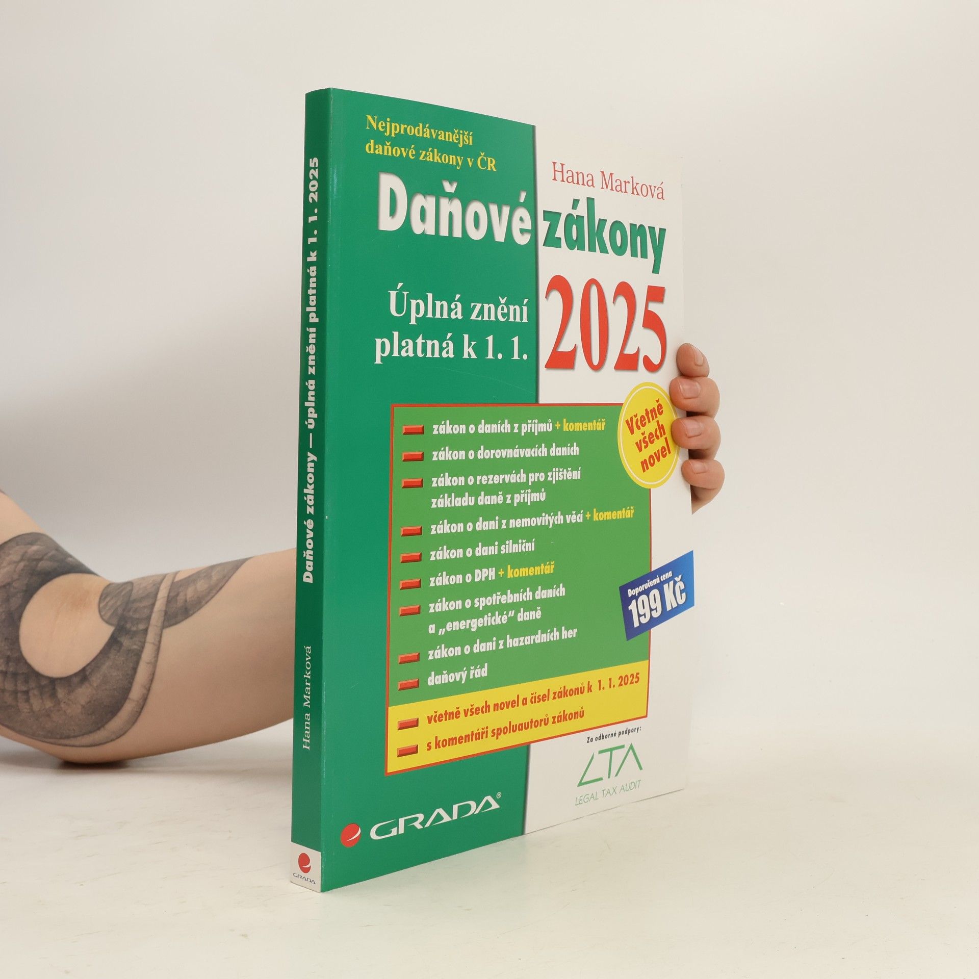 Daňové zákony. Úplná znění platná k 1. 1. 2025