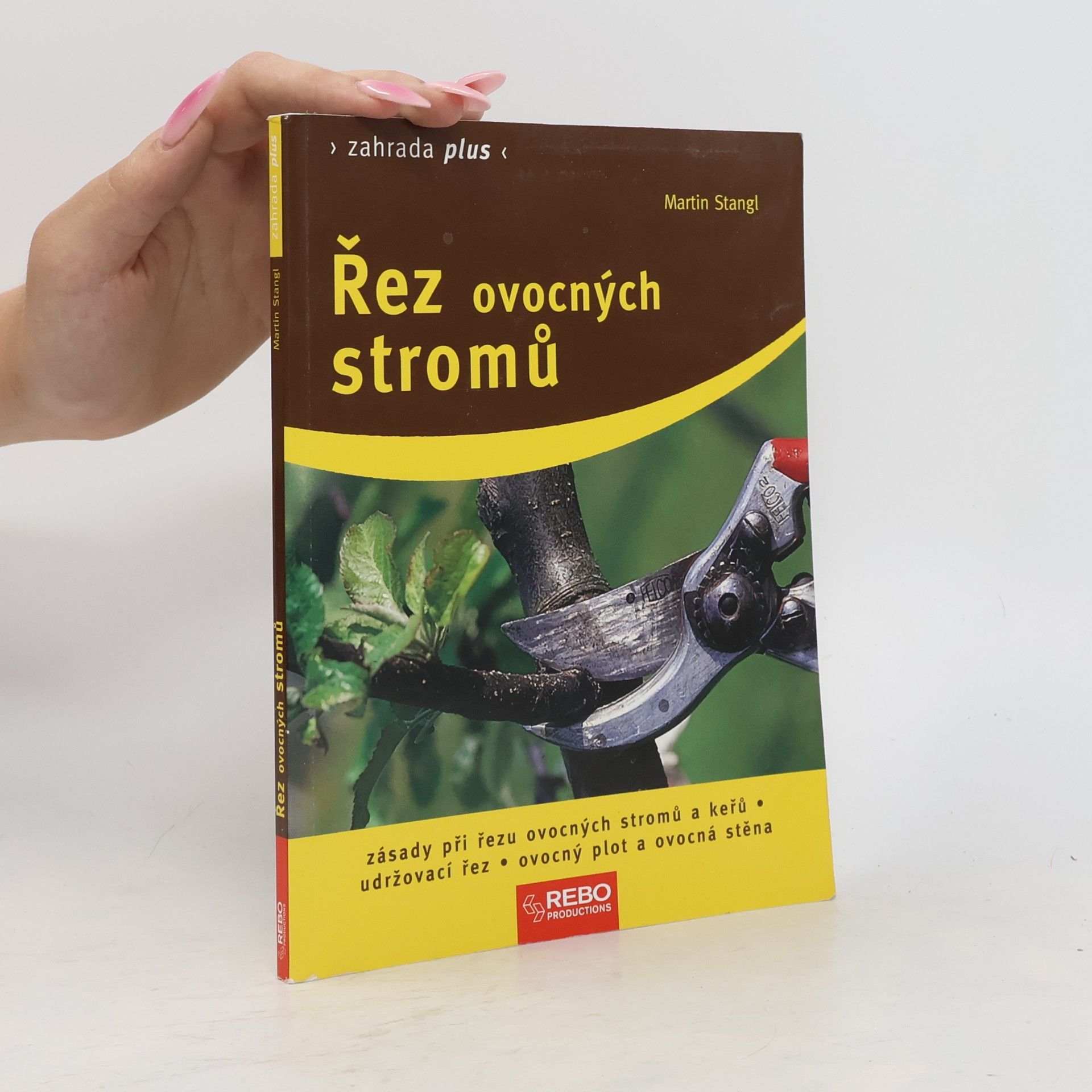Martin Stangl Řez ovocných stromů: zásady při řezu ovocných stromů a keřů, udržovací řez, ovocný plot a ovocná stěna