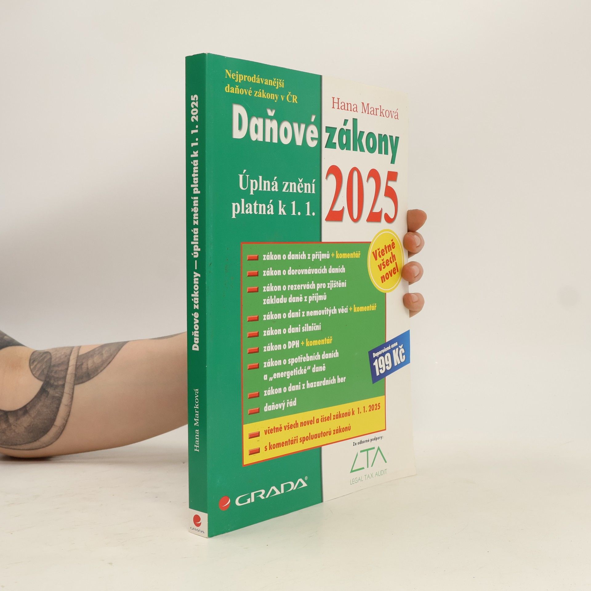 Daňové zákony. Úplná znění platná k 1. 1. 2025