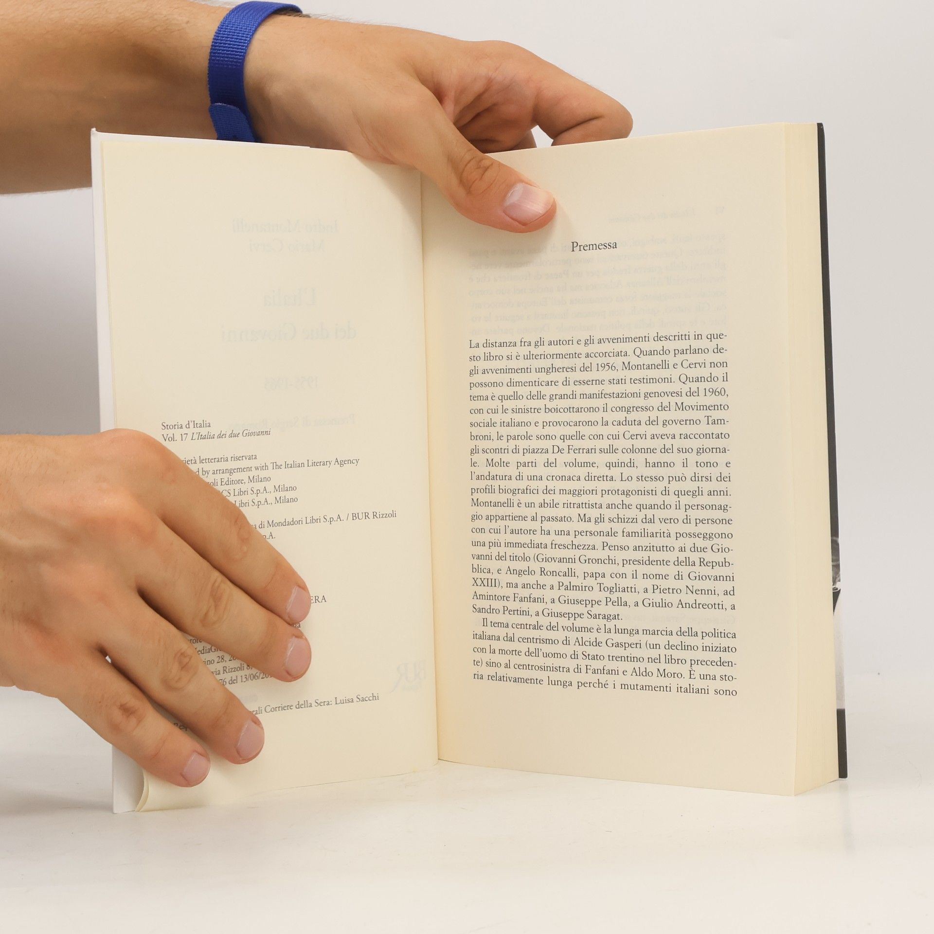 Mario Cervi L'Italia dei due Giovanni (1955-1965)