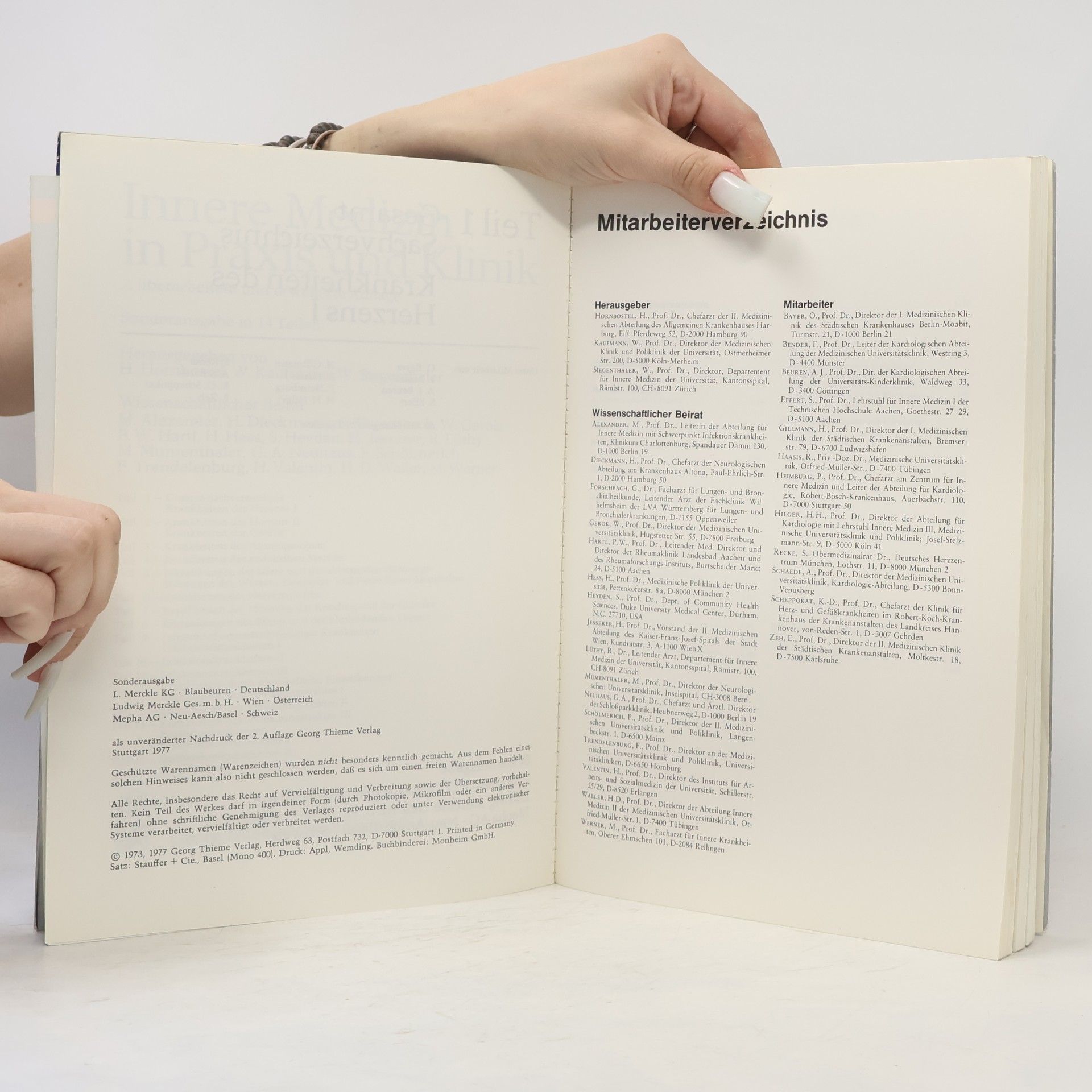 Various authors Innere Medizin in Praxis und Klinik. Teil 1