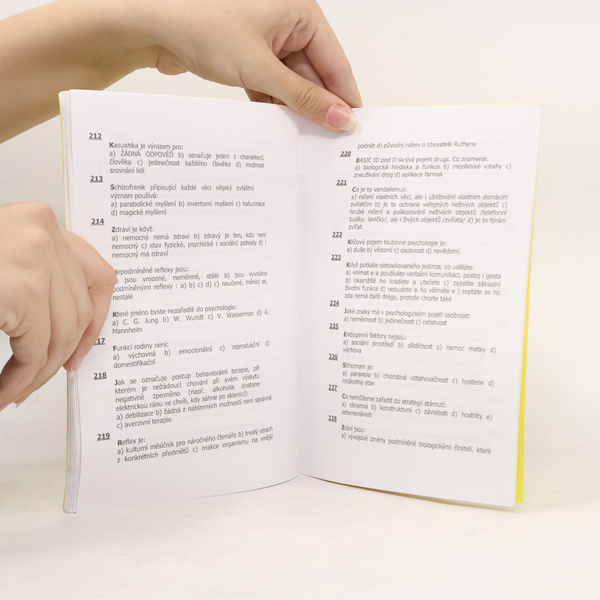 Petr Švec Psychologie k přijímacím testům. Minimum