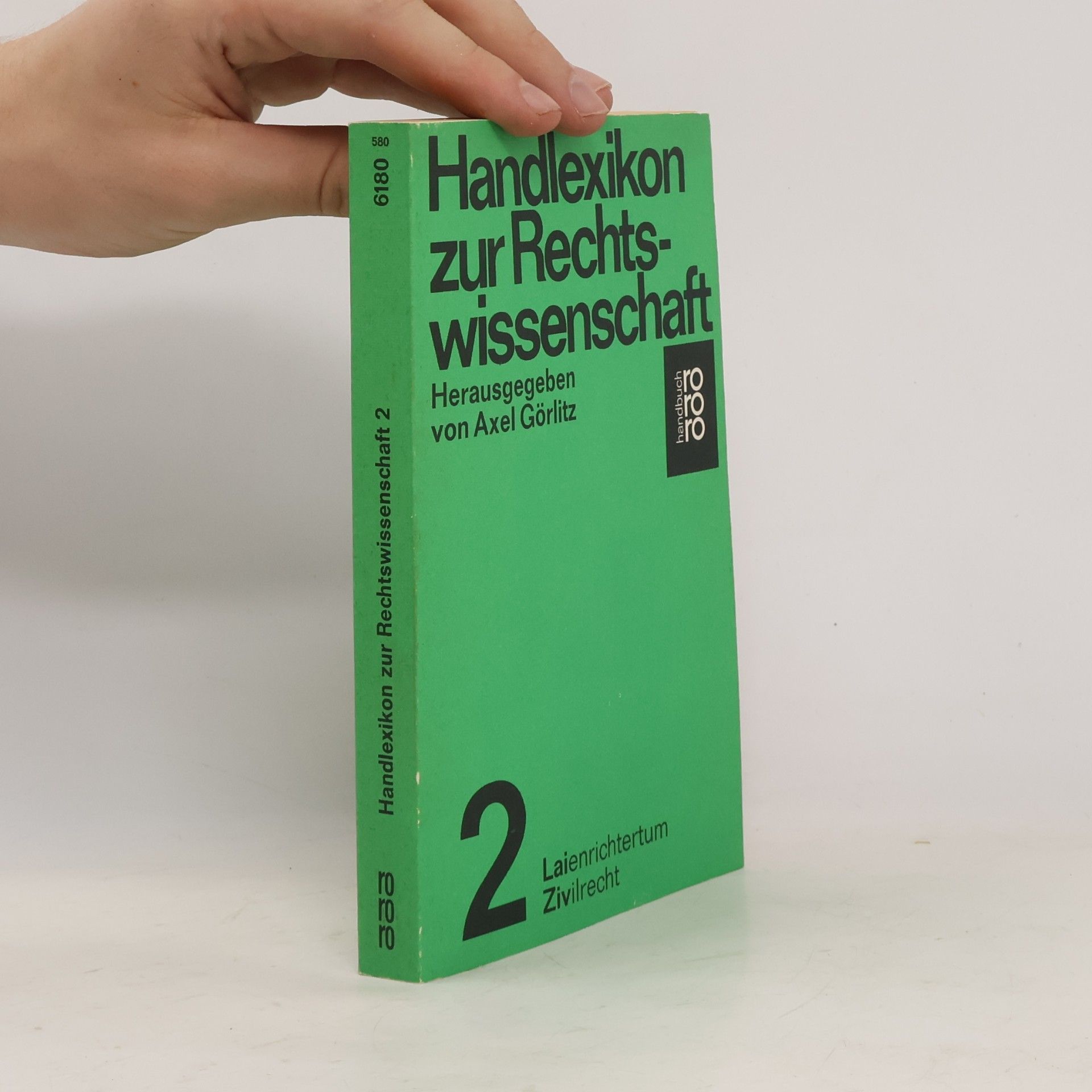 Axel Görlitz Handlexikon zur Rechtswissenschaft 2