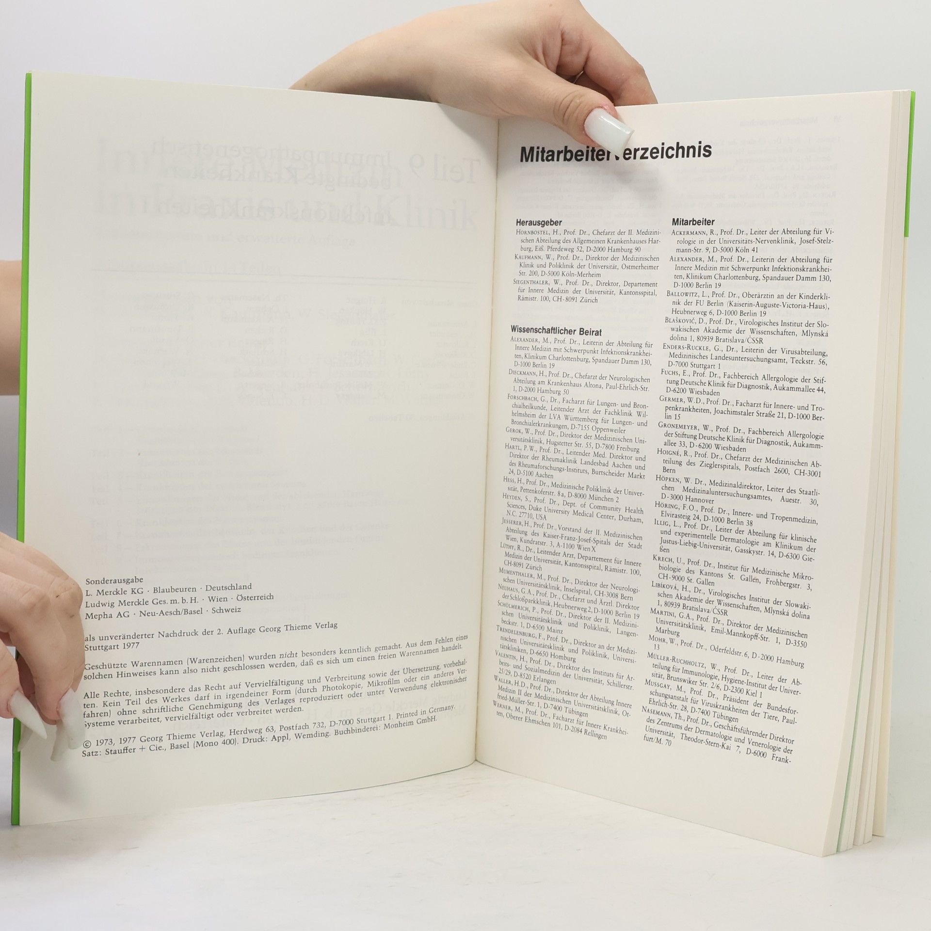 Autorenkollektiv Innere Medizin in Oraxis und Klinik 9