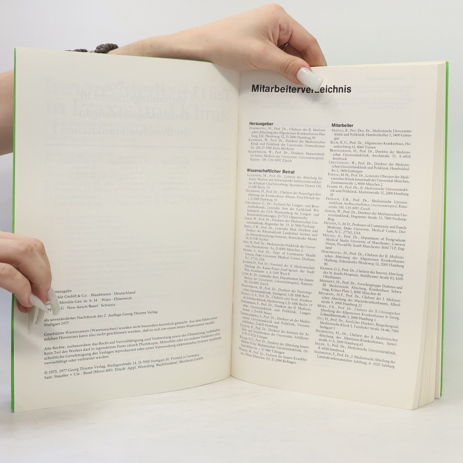 Autorenkollektiv Innere Medizin in Praxis und Klinik. Teil 13