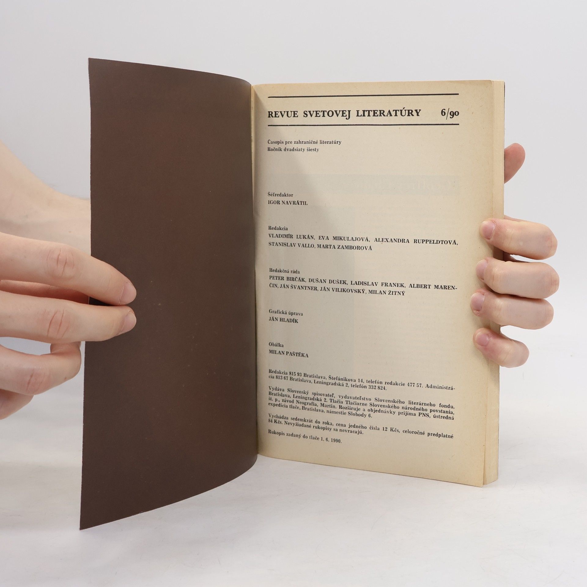 Autorenkollektiv Revue svetovej literatúry