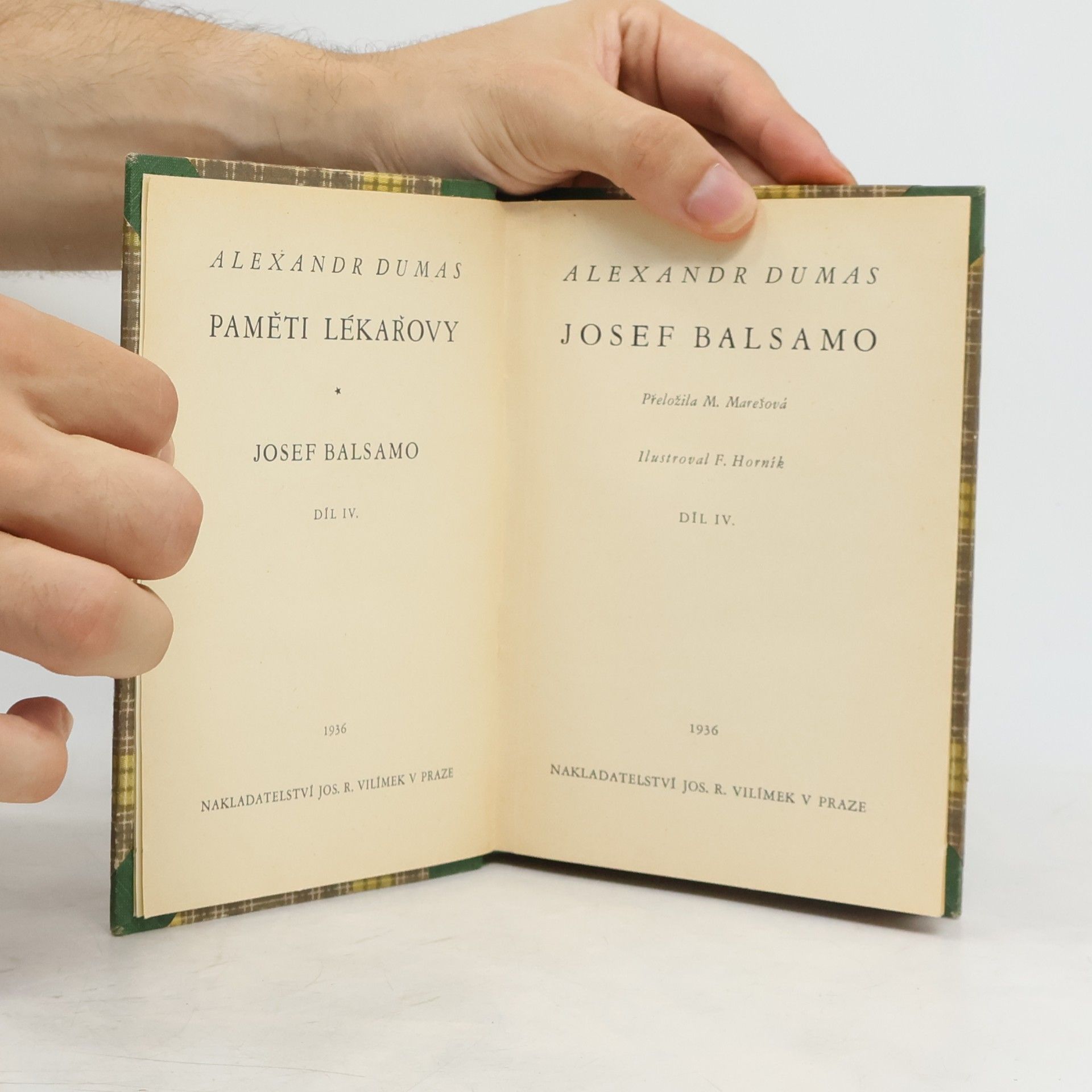 Alexandre Dumas starší Paměti lékařovy: Josef Balsamo IV.