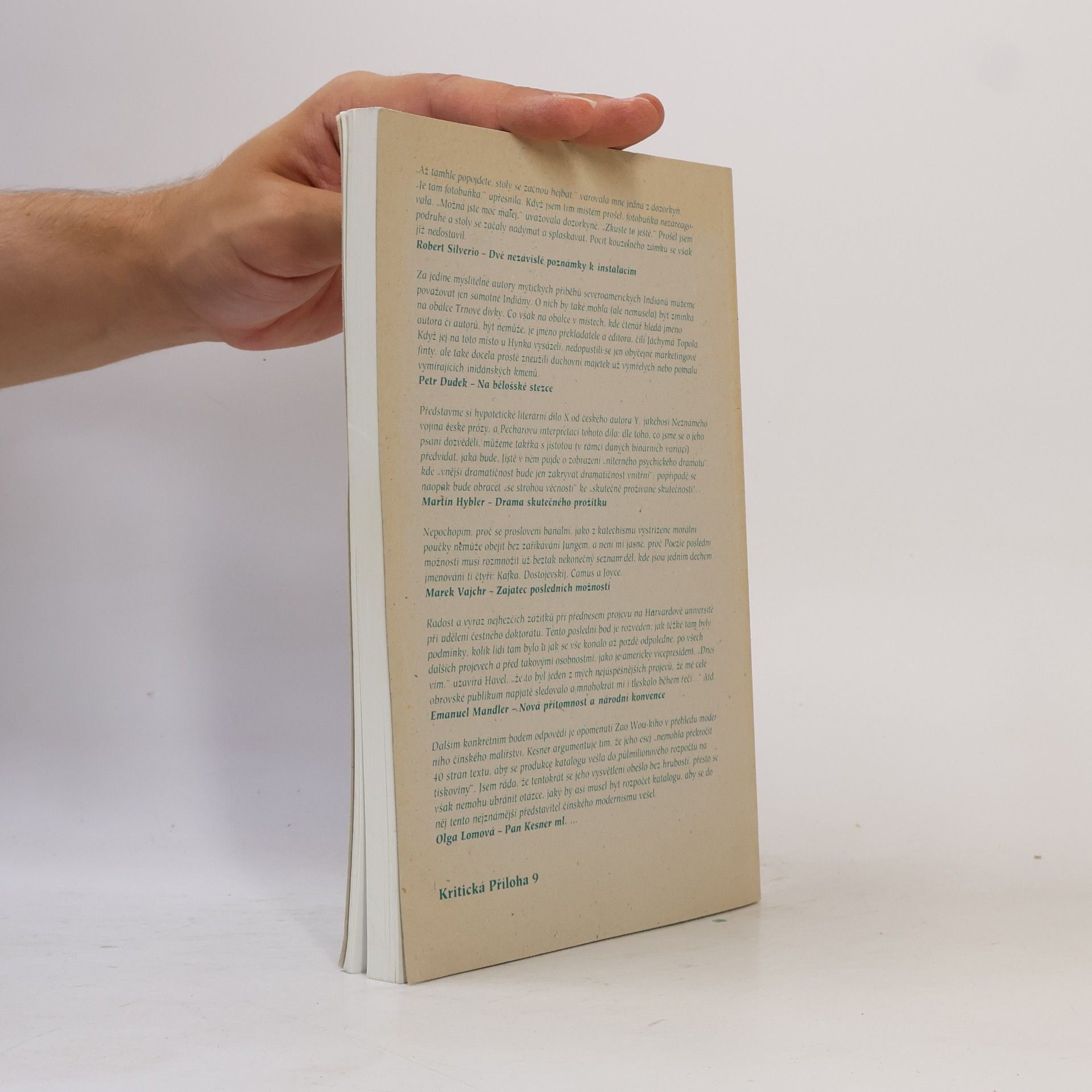 Auteurscollectief Kritická Příloha 9., Revolver revue