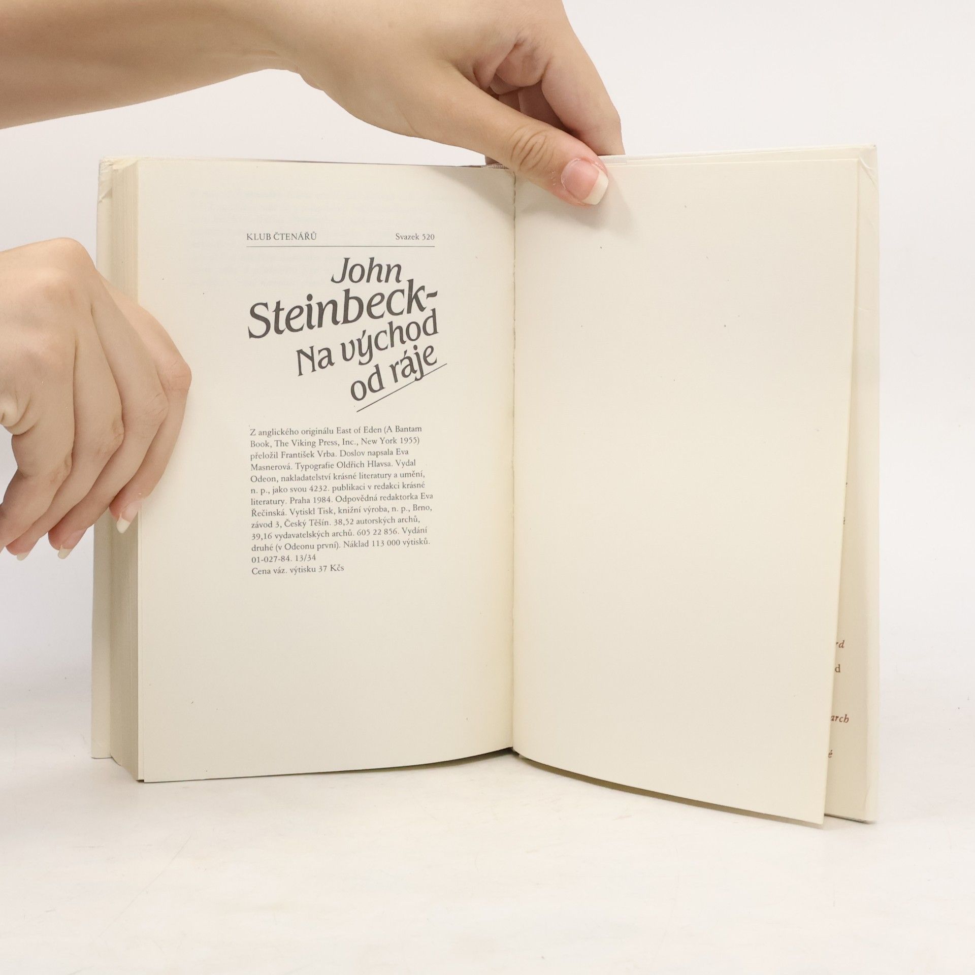 John Steinbeck Na východ od ráje