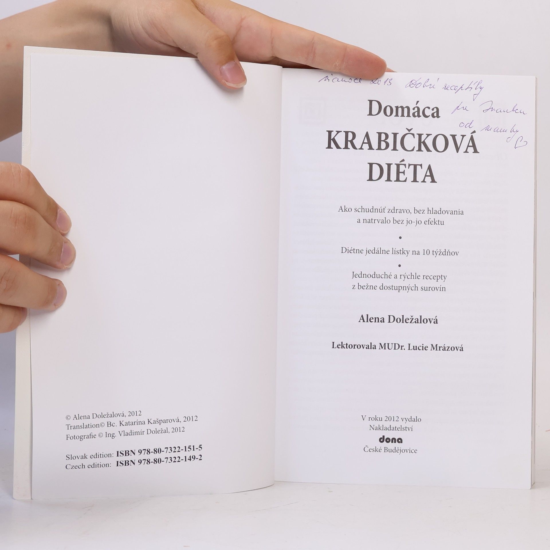 Alena Doležalová Domáca krabičková diéta